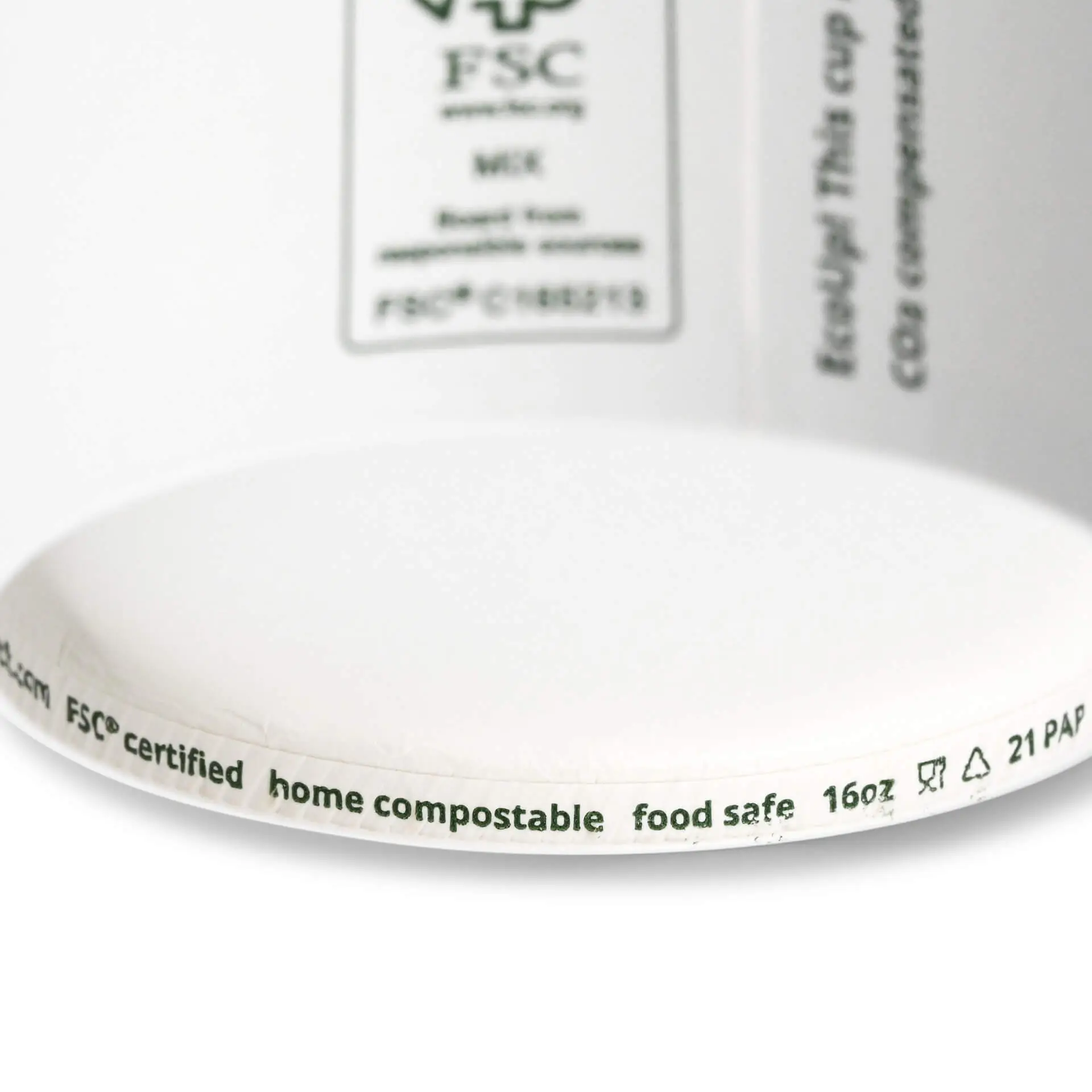 Pot à glace en carton XXL, 16 oz, Ø 92 mm, blanc dfc067971-eisbecher-aus-pappe-xxl-400-ml-max-450-ml-92-mm-weiss-5