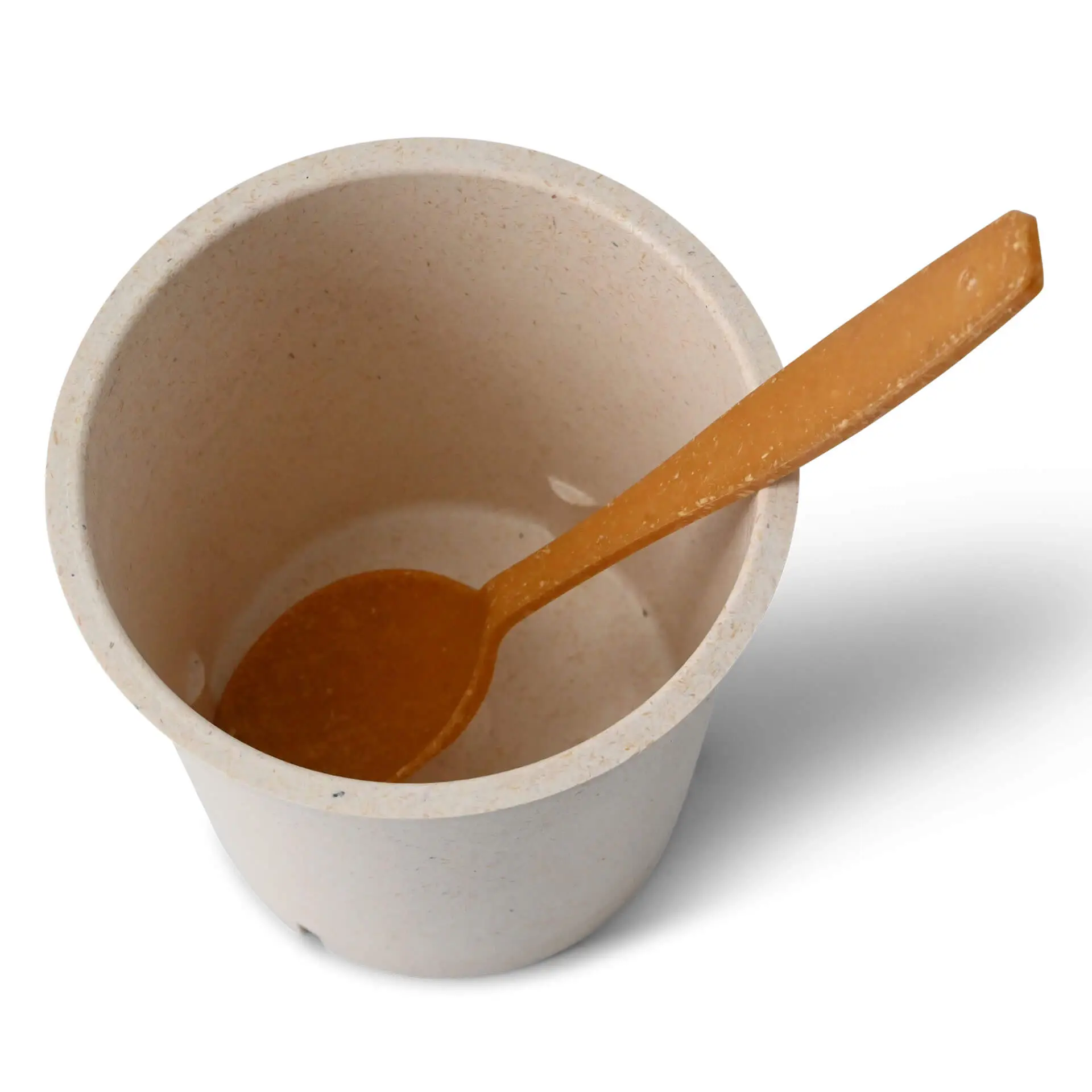 Mehrweg-Becher "merways Cup" 400 ml, Ø 95 mm, Cashew / creme-weiss dfc00831-mehrweg-becher-merways-cup-400-ml-95-mm-cashew-creme-weiss-5