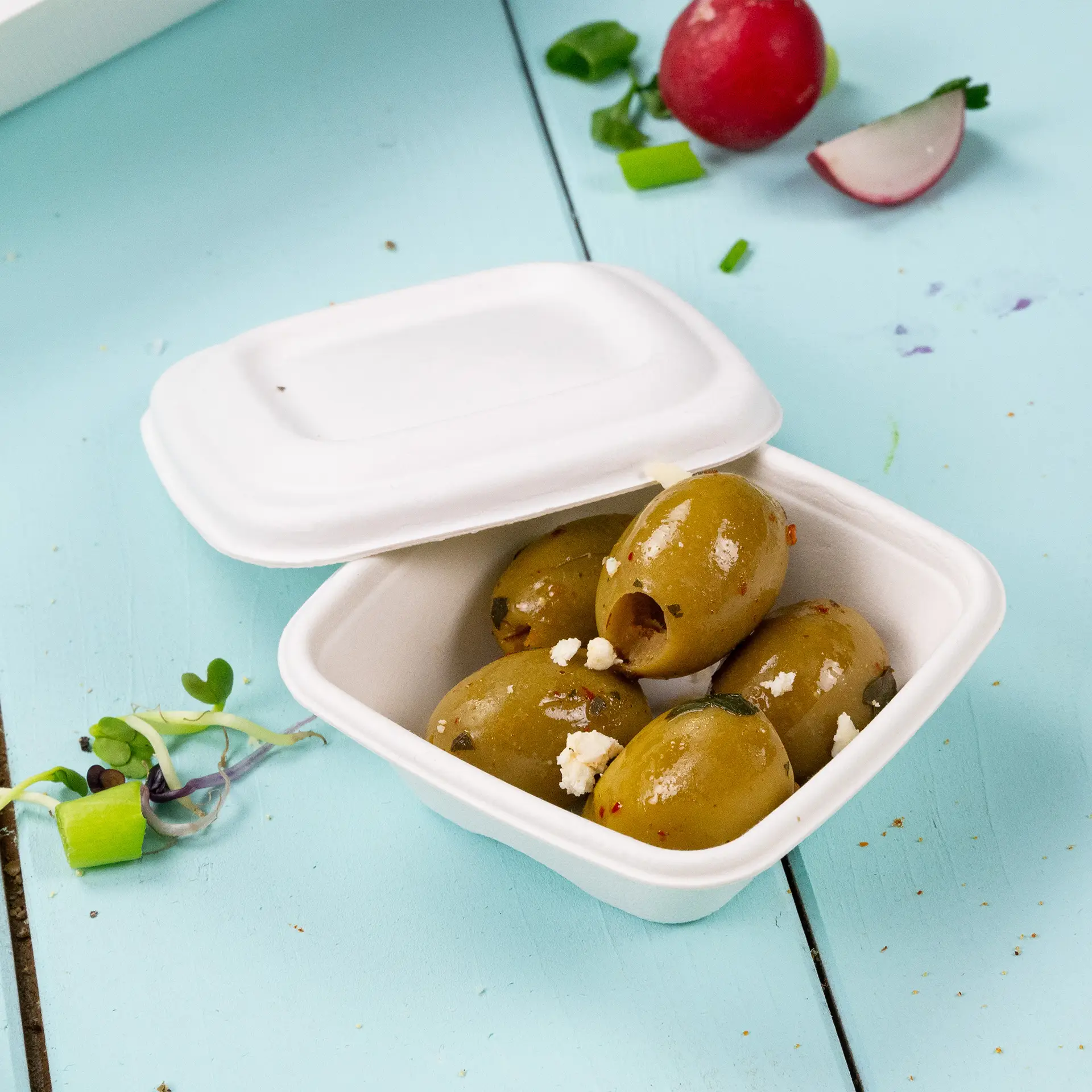 Petit pot en canne à sucre 70 ml, 80 x 80 x 27 mm, carré dfc01368-portionsbecher-aus-zuckerrohr-70-ml-80-x-80-x-27-mm-quadratisch-7