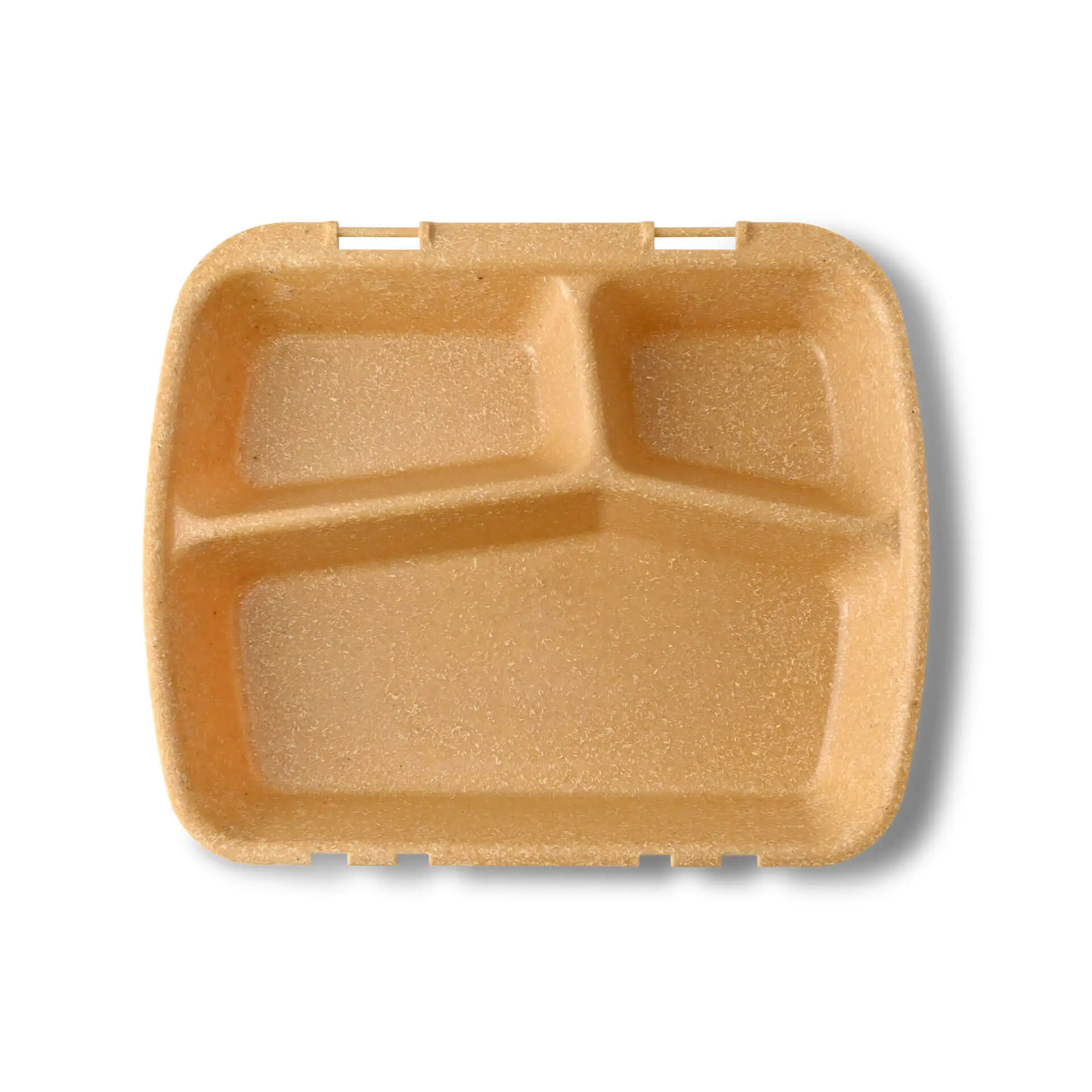 Mehrweg-Menü-Behälter "merways Box" 24,5 x 20 x 4,5 cm, 3 Kammern, HP4/3, Karamell / braun dfc008421-mehrweg-menue-behaelter-merways-box-245-x-20-x-45-cm-3-kammern-hp43-karamell-braun-5