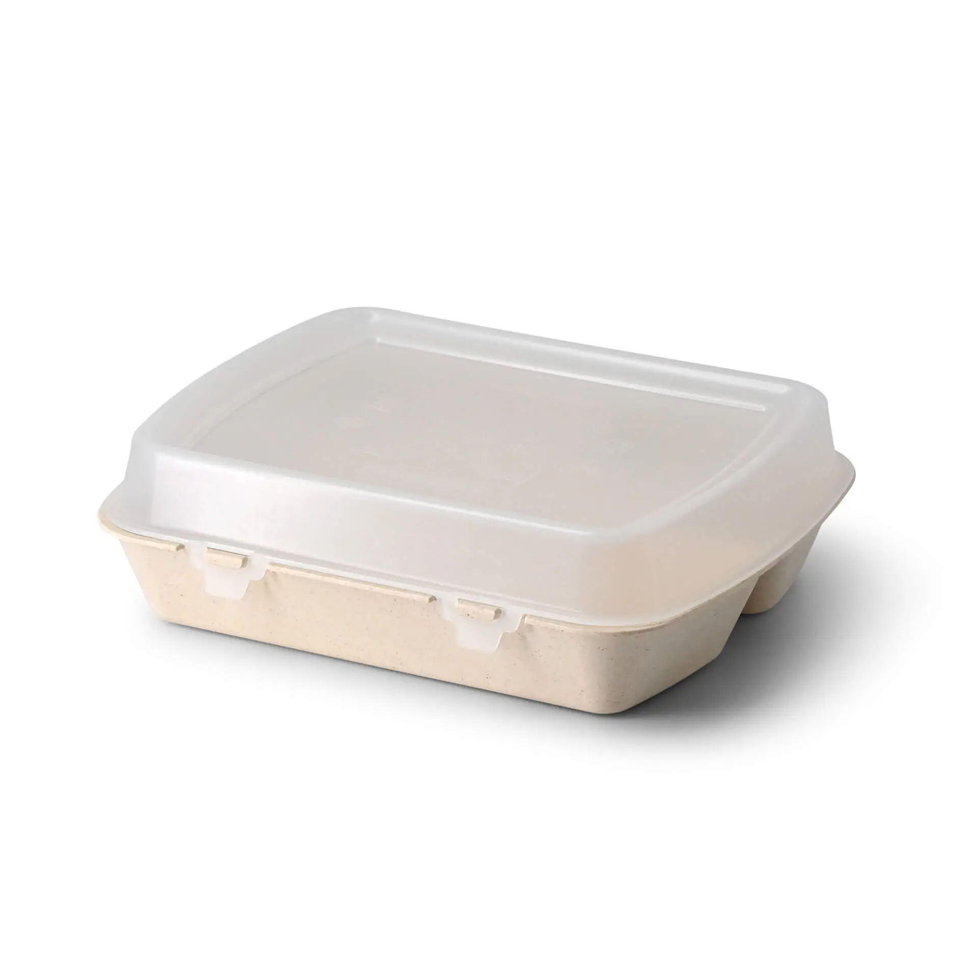 Mehrweg-Menü-Behälter "merways Box" 24,5 x 20 x 4,5 cm, 3 Kammern, HP4/3, Cashew / creme-weiss dfc00845-mehrweg-menue-behaelter-merways-box-245-x-20-x-45-cm-3-kammern-hp43-cashew-creme-weiss-5