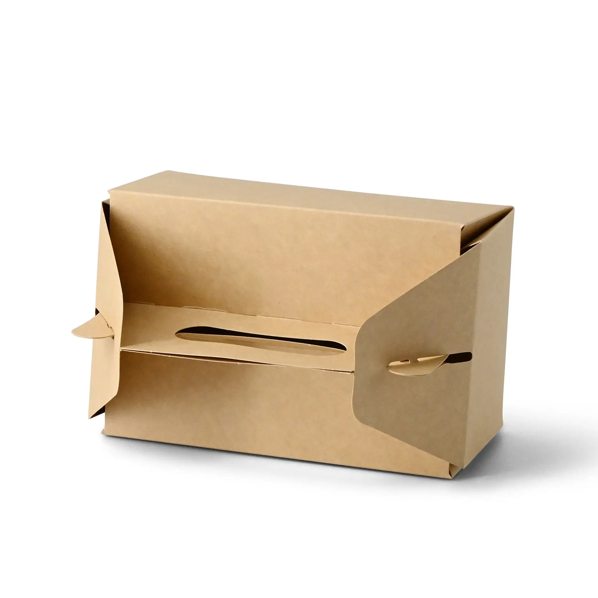 Boîte à gâteaux en carton avec poignée S, 18 x 11 x 9 cm, marron, pliable dfc04219-kuchenbox-aus-pappe-mit-griff-s-18-x-11-x-9-cm-braun-faltbar-2