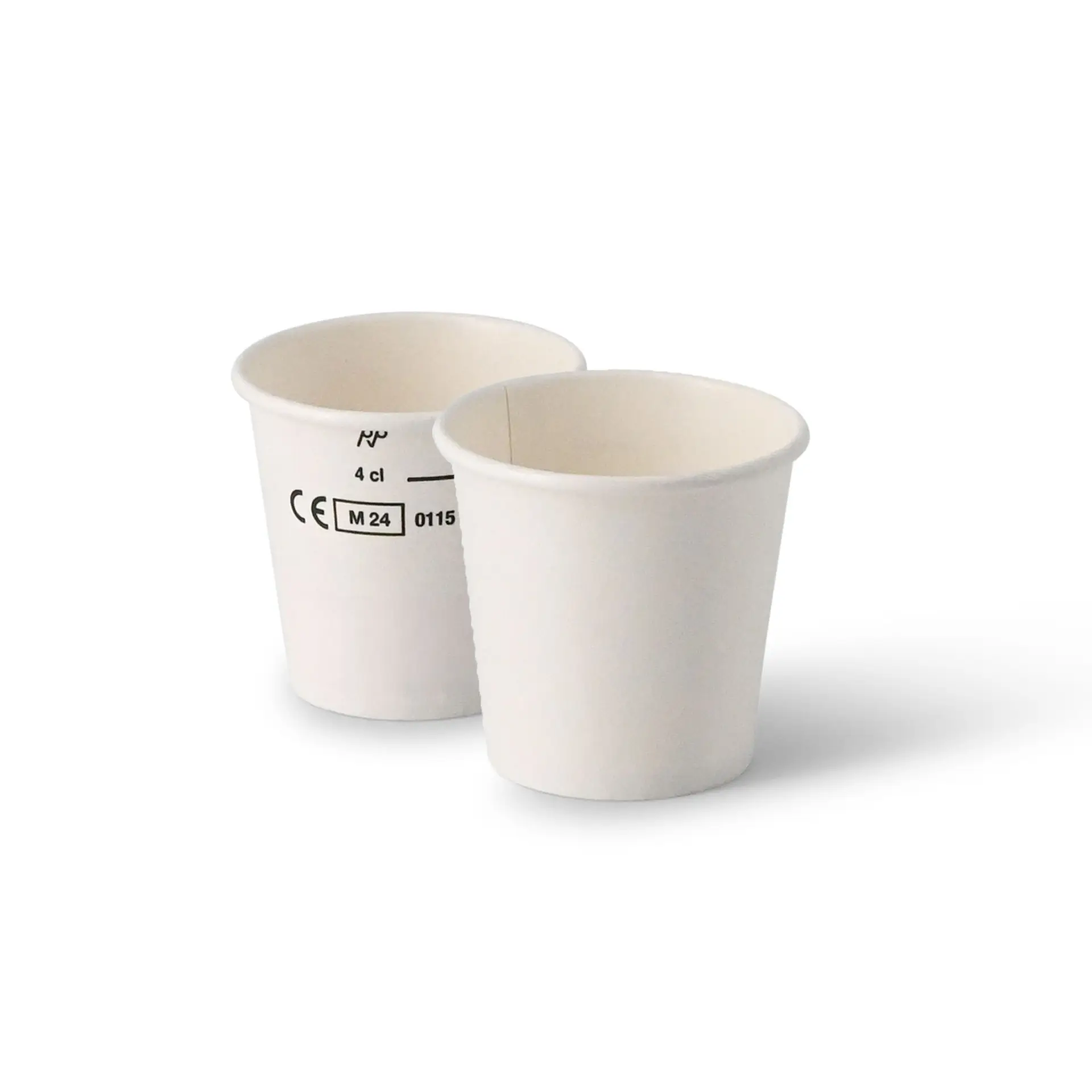 Gobelet à shot en papier 40 ml / 1,5 oz, blanc