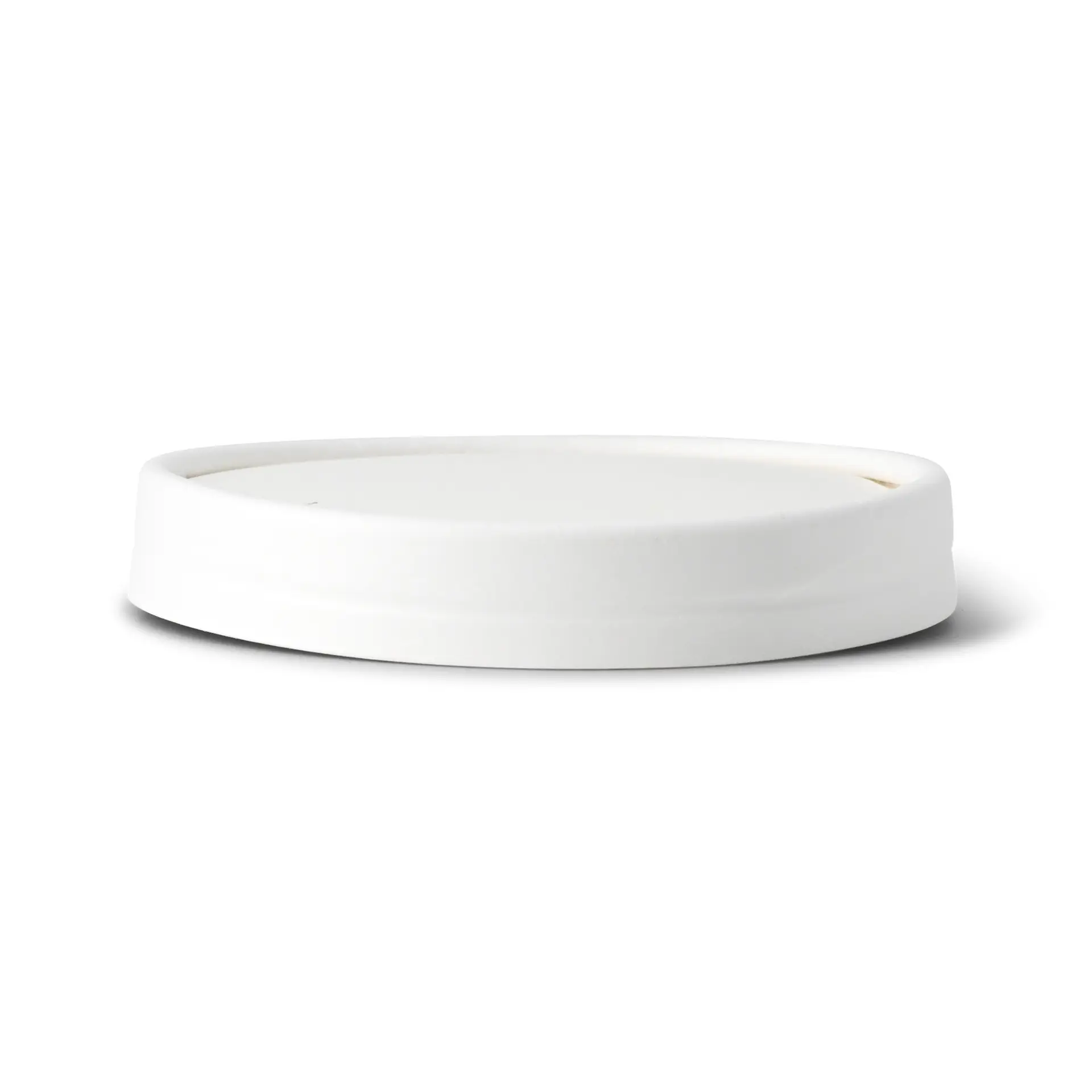 Couvercle en carton blanc pour pot premium, Ø 95 mm