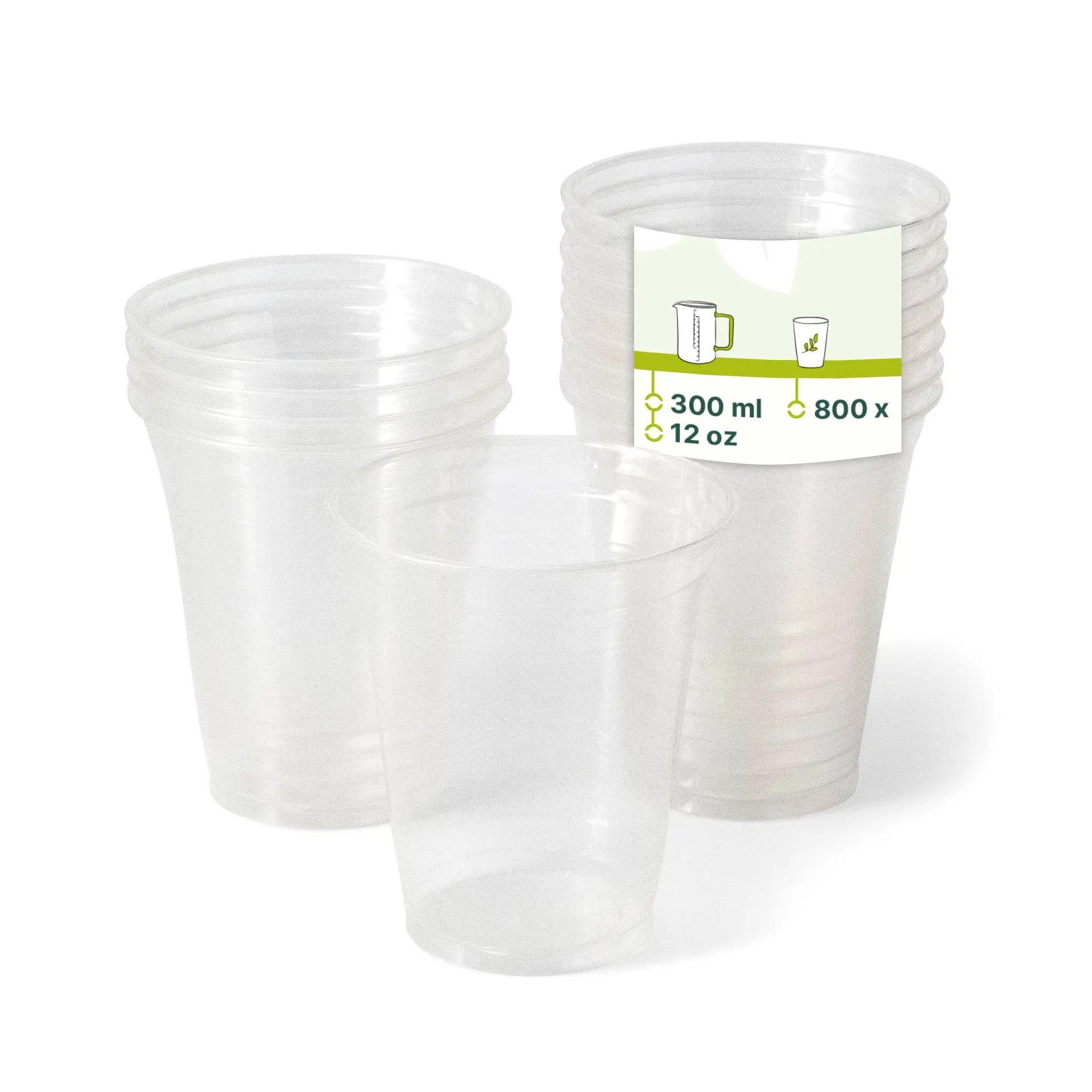 PLA-Klarbecher 300 ml / 12 oz, Ø 95 mm PLA-Klarbecher 300 ml / 12 oz, Ø 95 mm