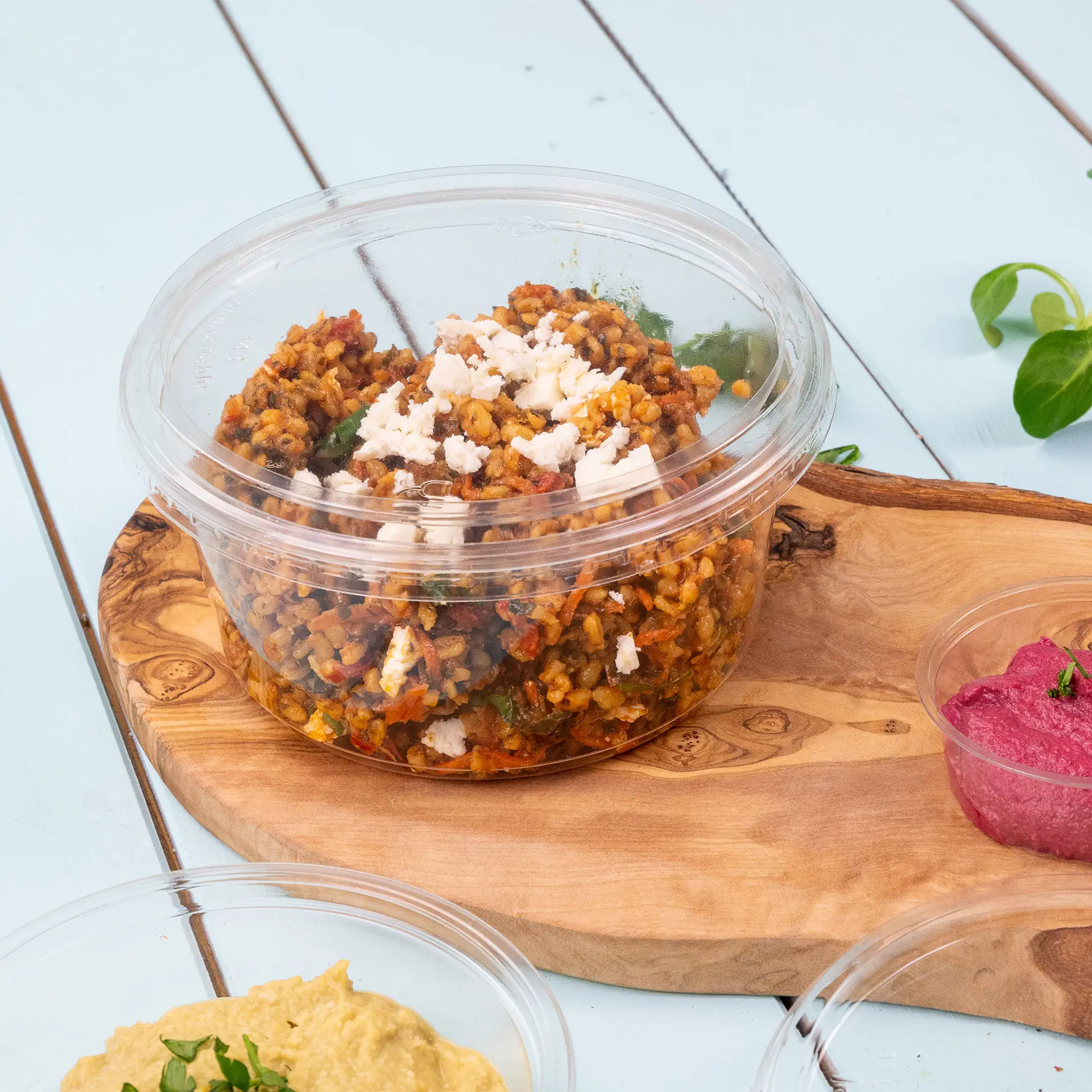 Pot deli rond en PLA, 500 ml, Ø 121 mm Pot deli rond en PLA, 500 ml, Ø 121 mm
