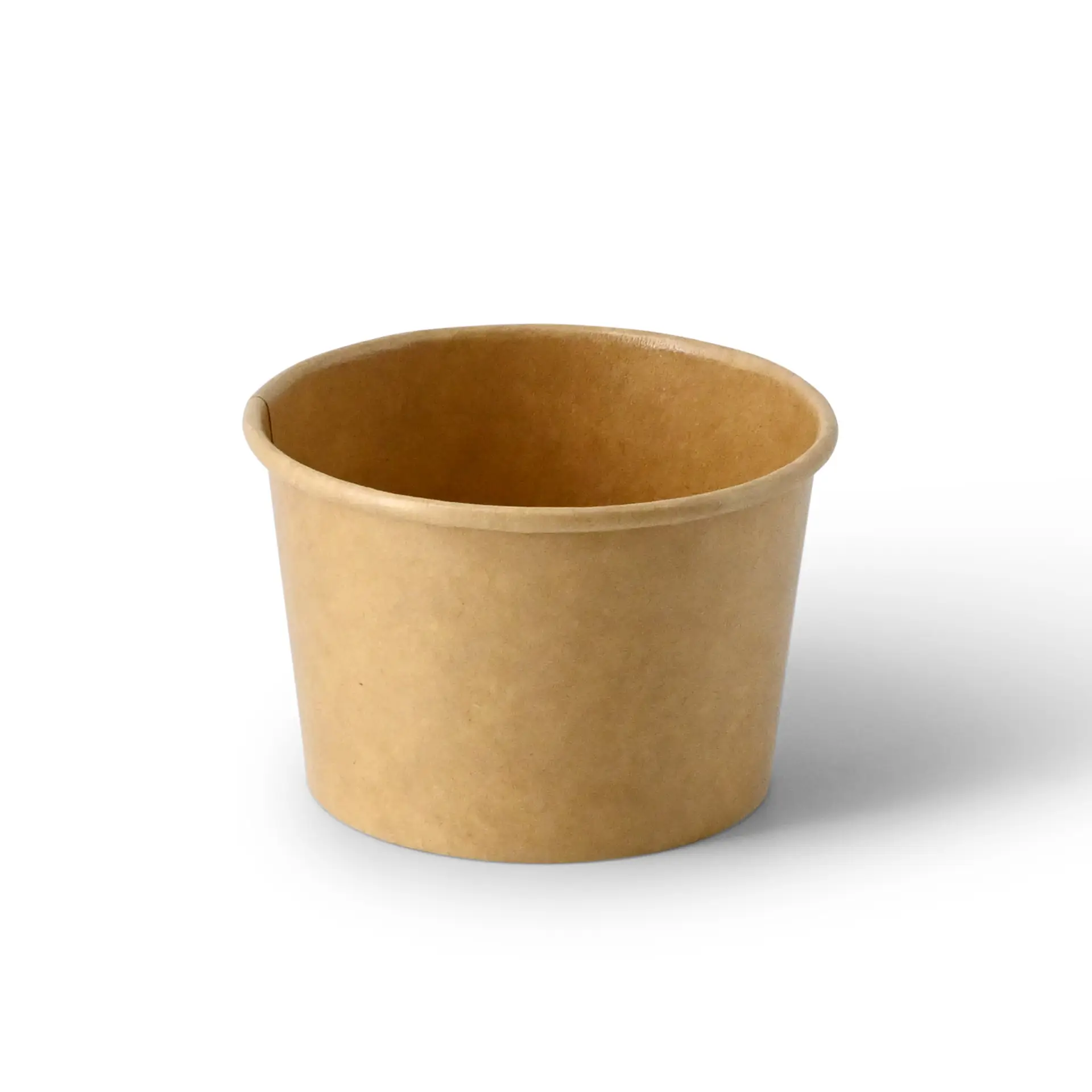Eisbecher aus Pappe 75 ml, max. 130 ml, Ø 76 mm, braun