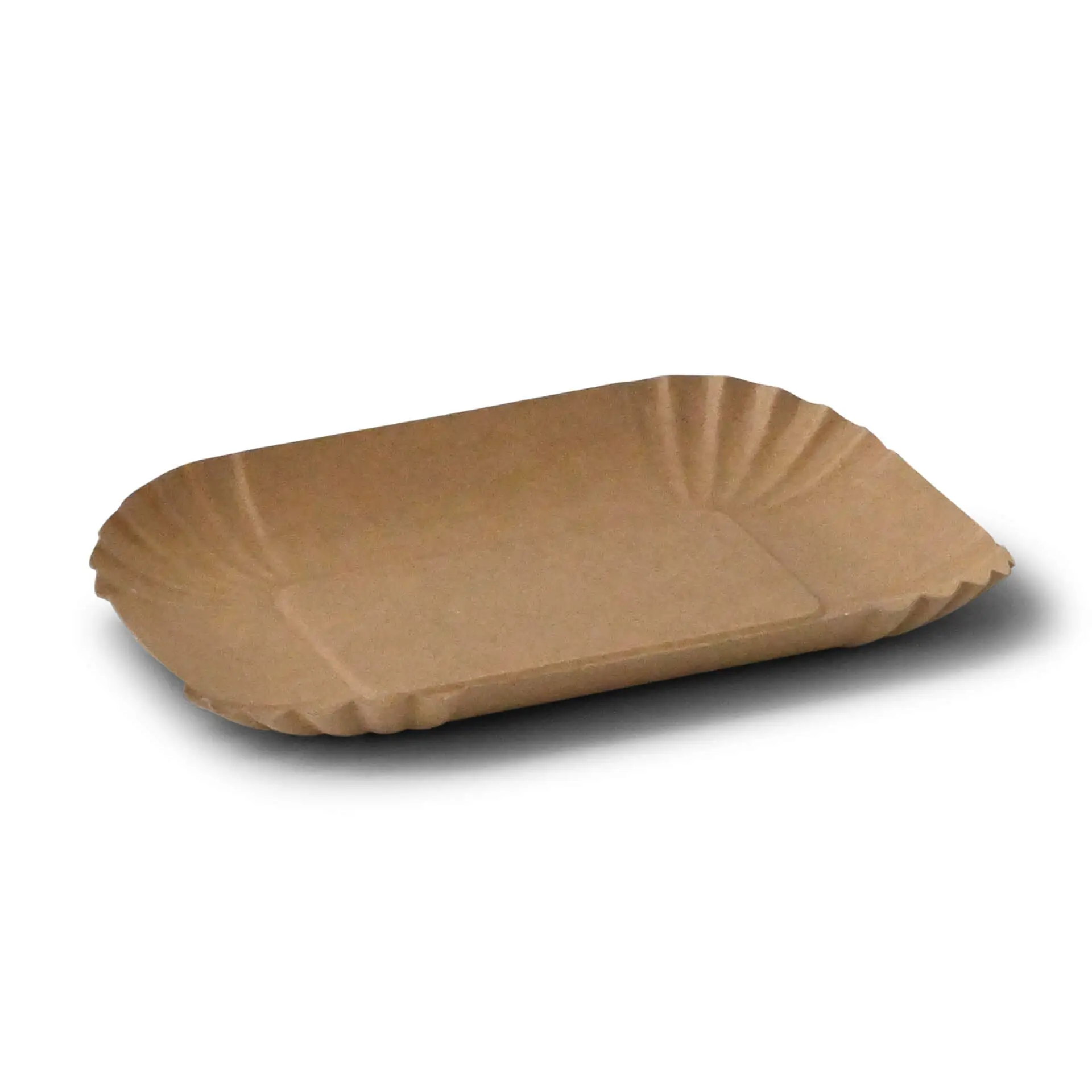 Pappschalen 19,5 x 14,5 x 3 cm, braun, rechteckig