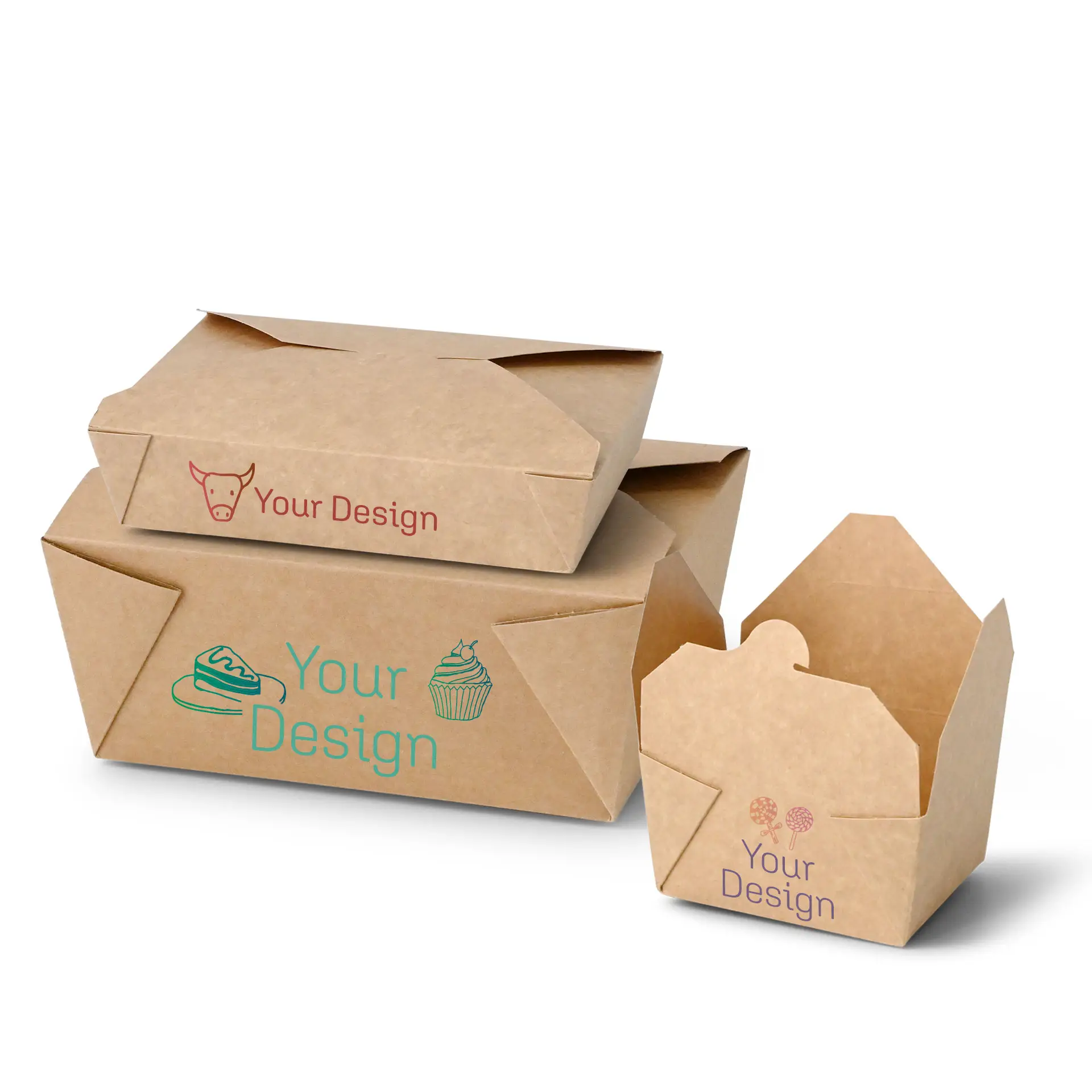 Boîtes à emporter personnalisées