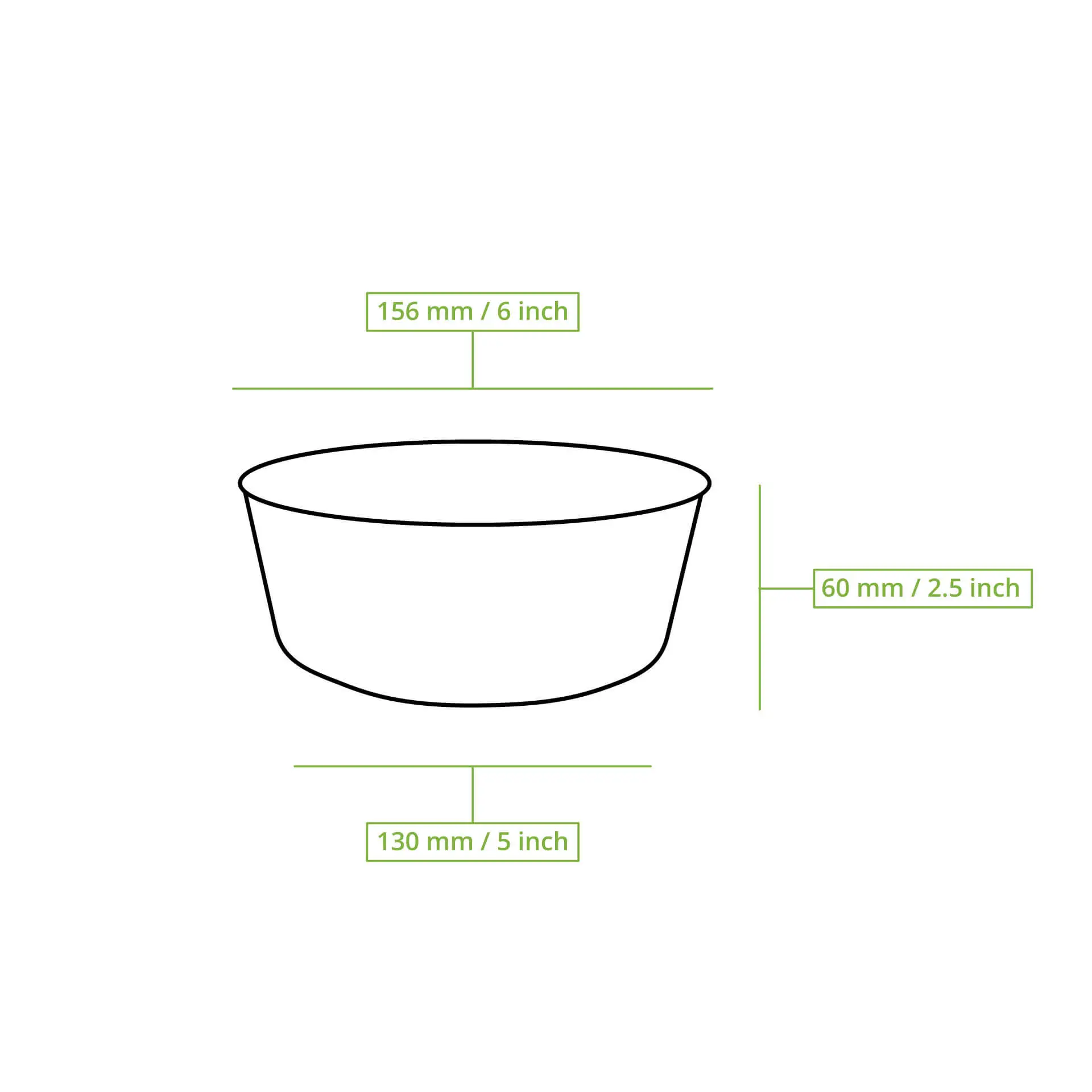 Bol réutilisable « merways Bowl » poivre / gris 650 ml, Ø 150 mm Bol réutilisable « merways Bowl » poivre / gris 650 ml, Ø 150 mm