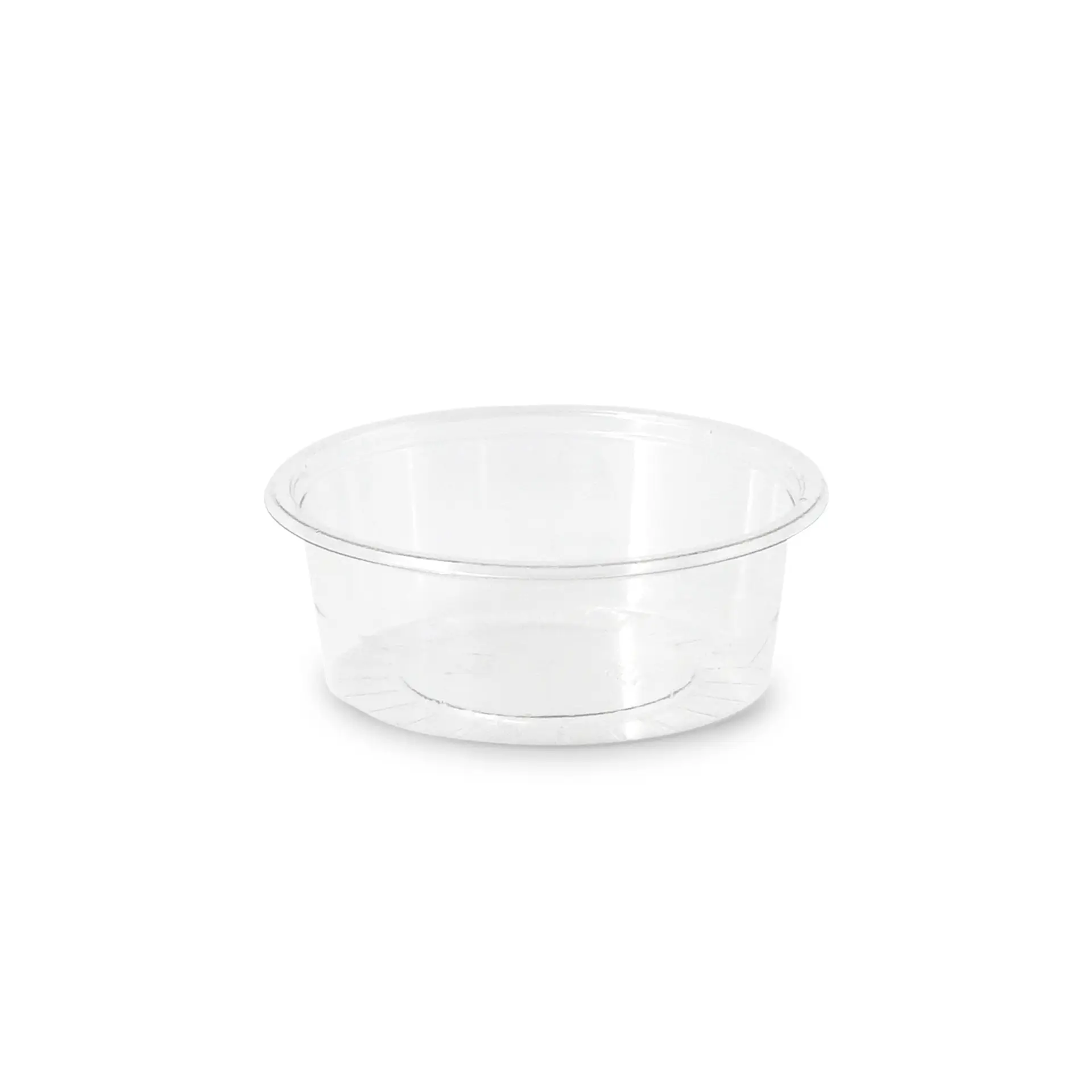 Pot à portions en rPET 80 ml, Ø 75 mm, transparent dfc02507-rpet-portionsbecher-80-ml-75-mm-transparent-1