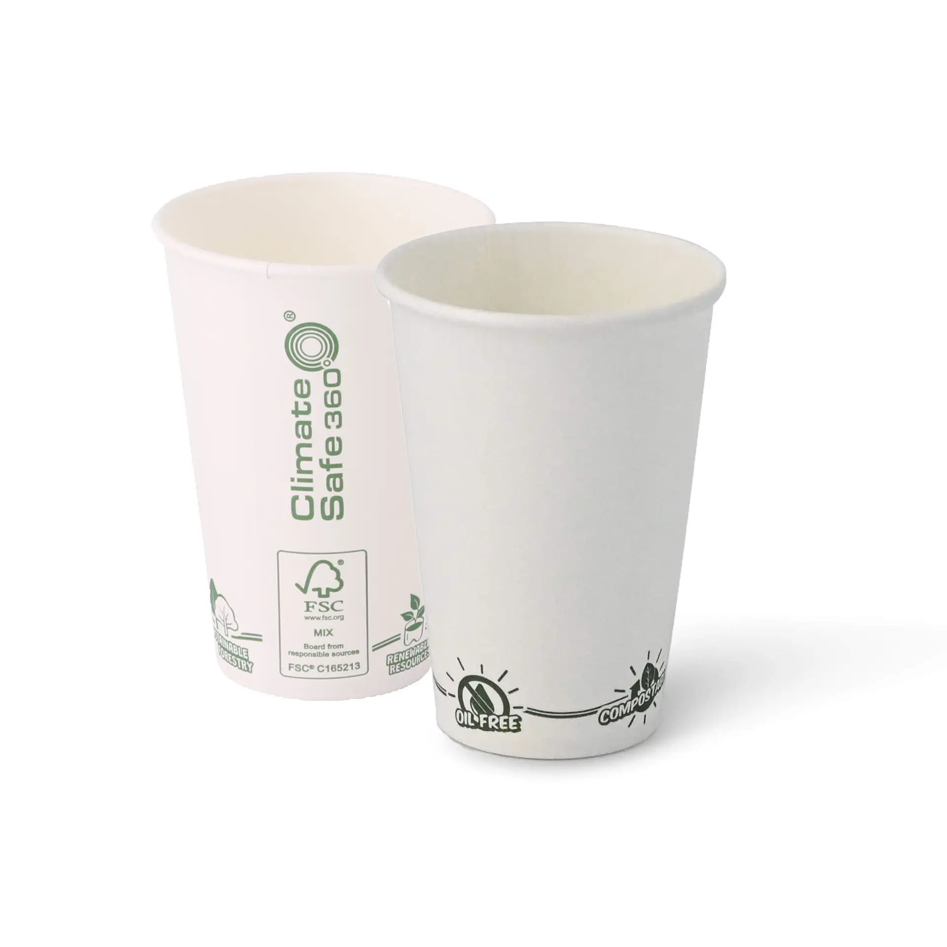 Automaten Becher aus Pappe "EcoUp©", 180 ml / 7,5 oz