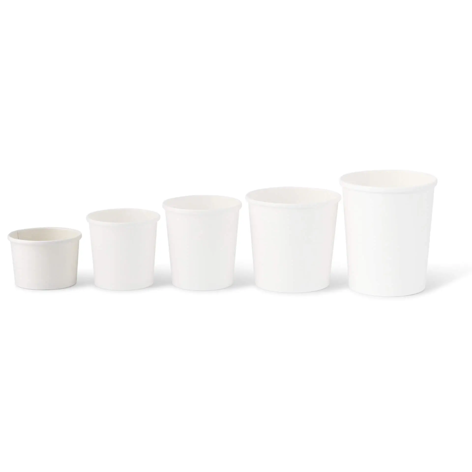 Suppenbecher to go aus Karton (Premium) 200 ml, Ø 90 mm, weiss, bio-beschichtet