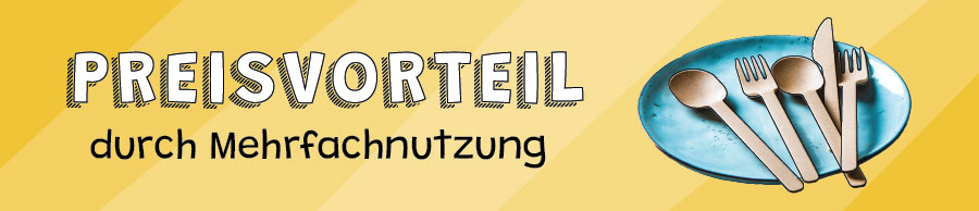 Banner Mehrwegbesteck DE