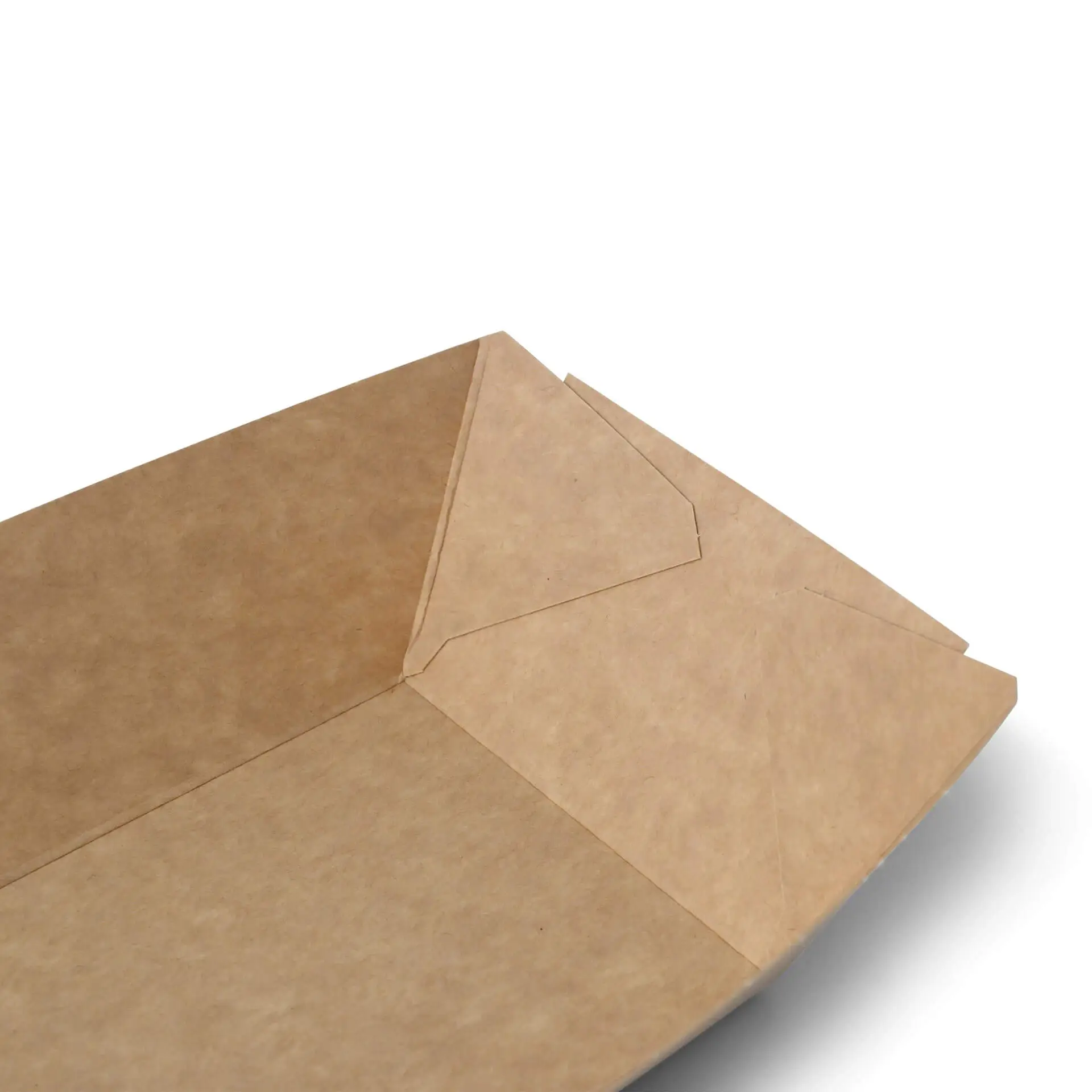 Snackschale aus Karton 500 ml, 20,5 x 14 x 3 cm, braun