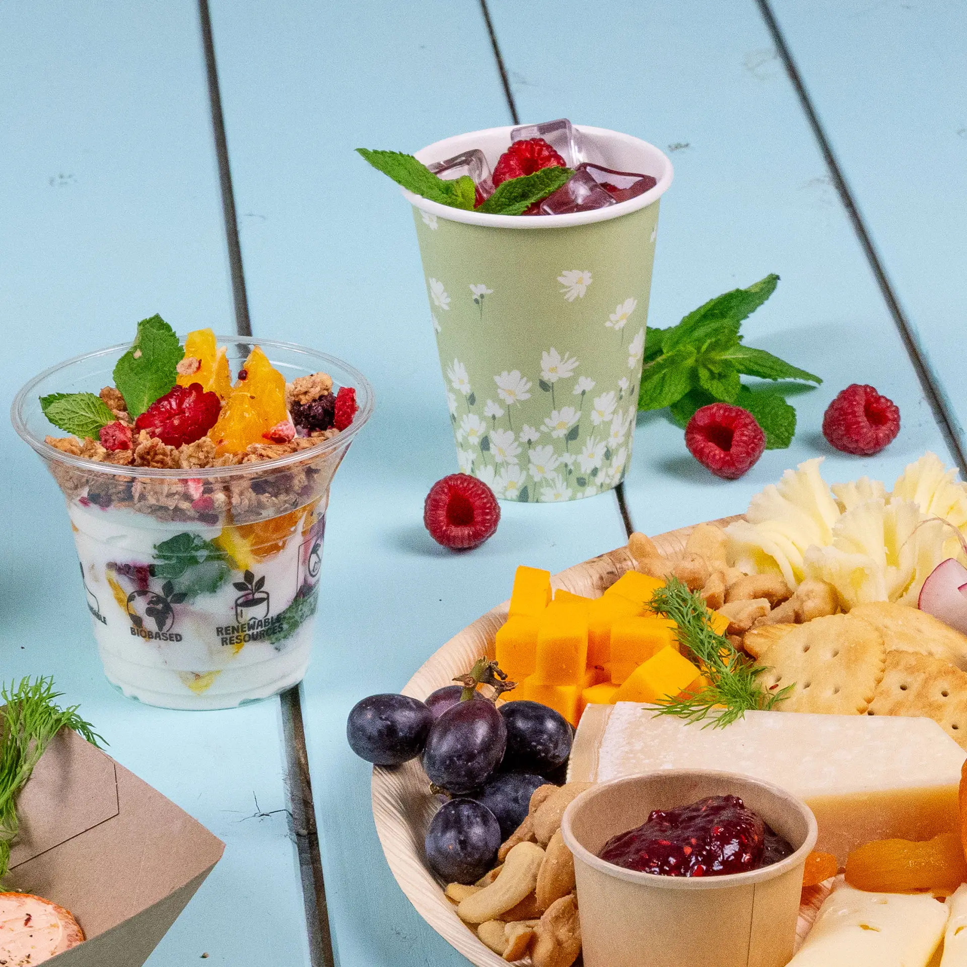 Pappbecher Frühling "Gänseblümchen" 200 ml / 8 oz, Ø 80 mm, grün dhd041111-pappbecher-fruehling-gaensebluemchen-200-ml-8-oz-80-mm-gruen-6