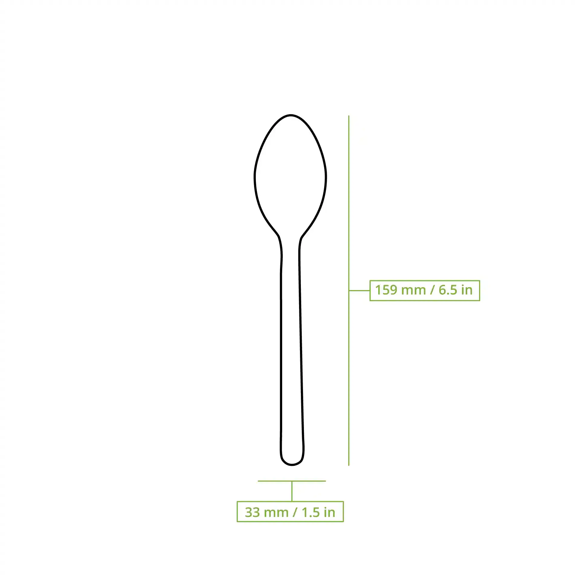 Cuillères en bois, 16 cm, revêtement bio