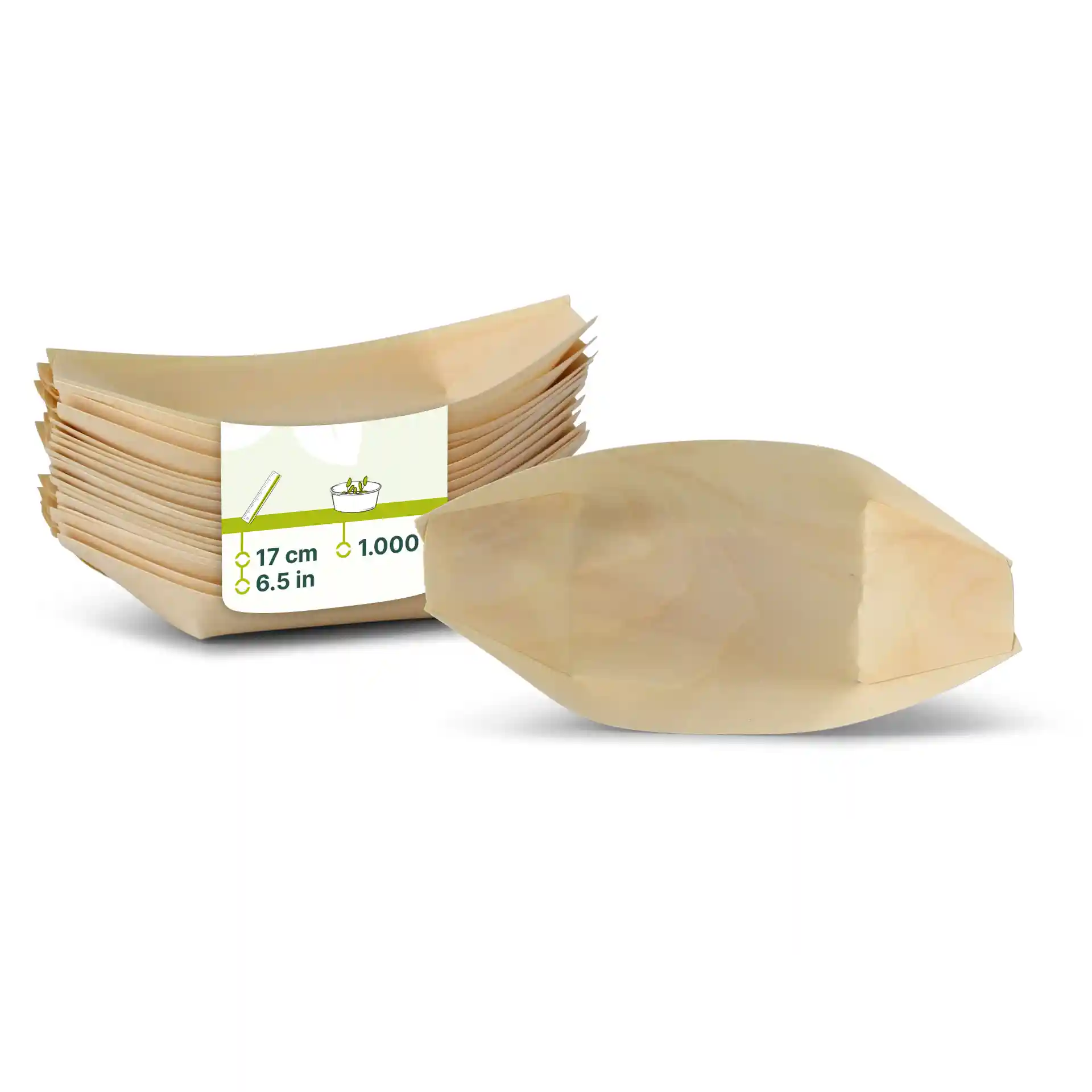 Holzschiffchen 17 cm