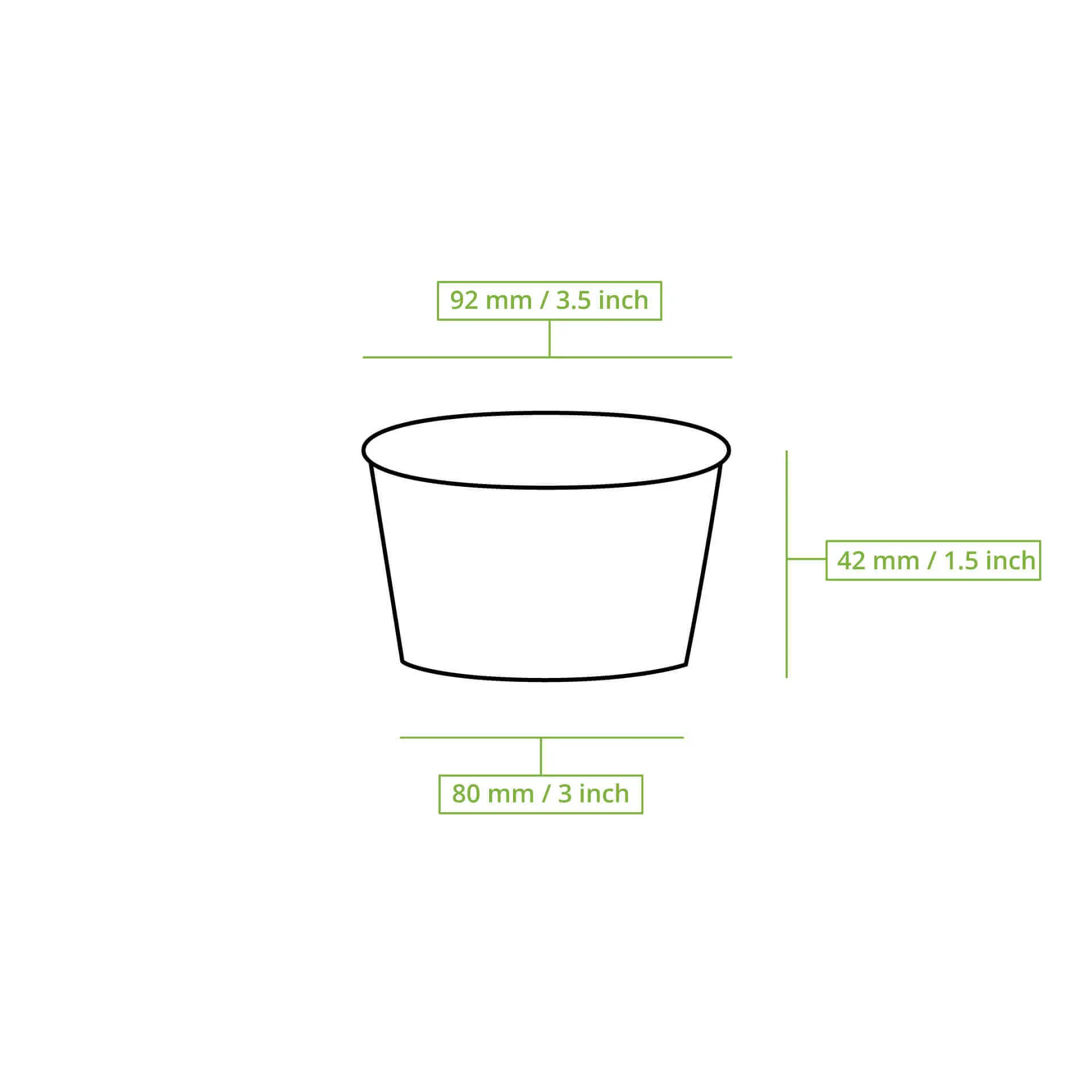 Pot à glace en carton XS, 4 oz, max. 6 oz, Ø 92 mm, brun dfc069511-eisbecher-aus-pappe-xs-100-ml-max-180-ml-92-mm-braun-8
