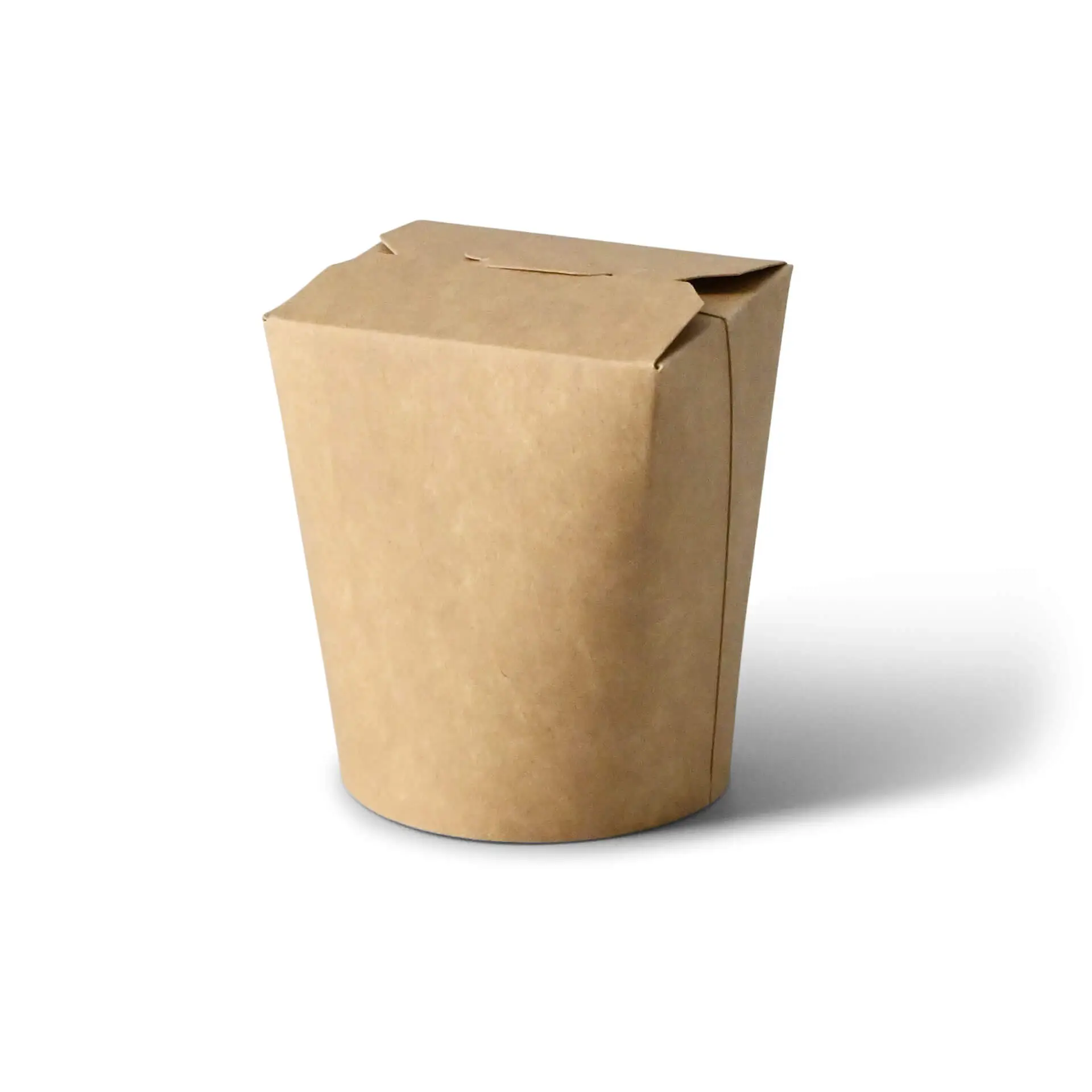 Nudelboxen / Asiaboxen aus Karton (beschichtet) 400 ml, braun