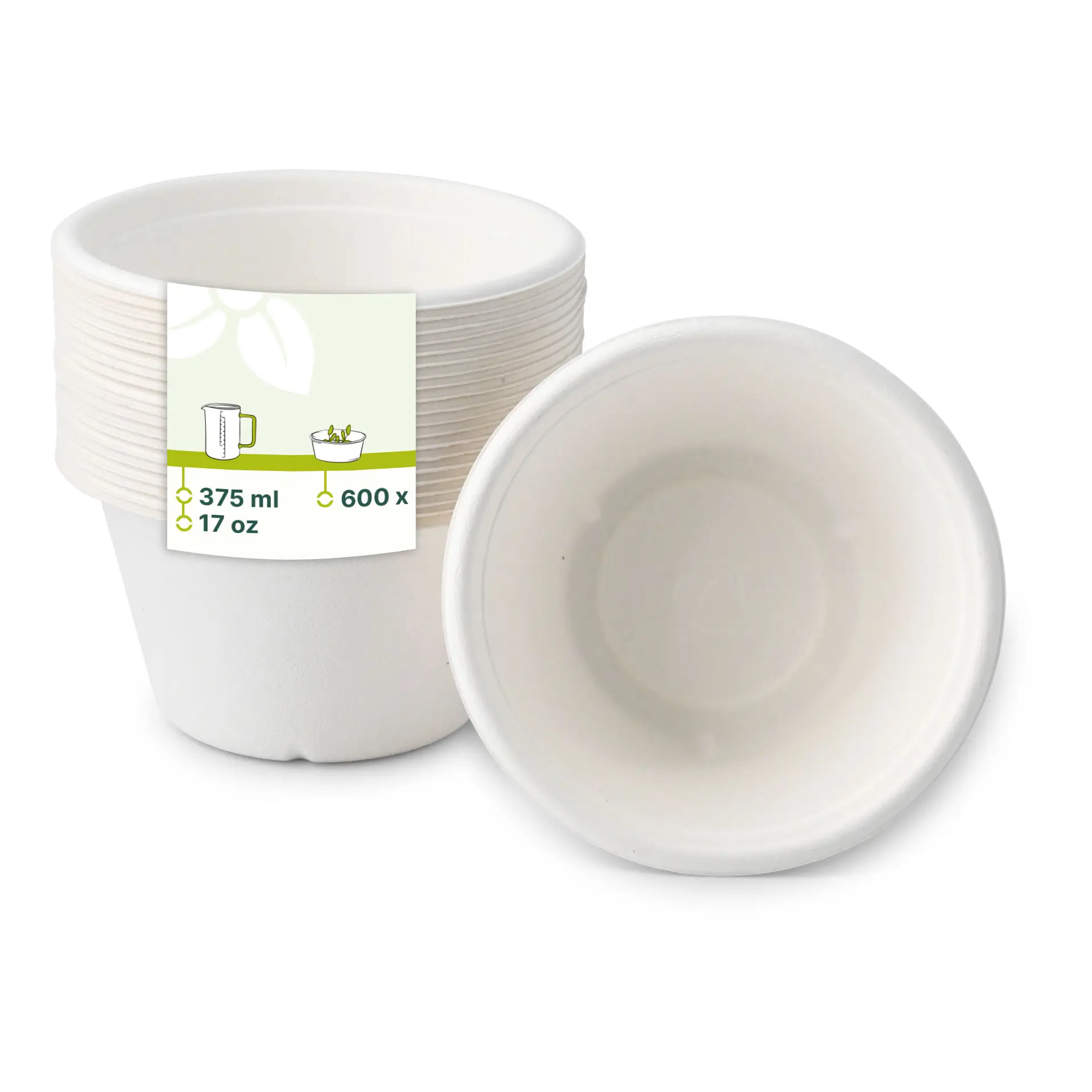 Suppenbecher to go aus Zuckerrohr 375 ml, Ø 135 mm Suppenbecher to go aus Zuckerrohr 375 ml, Ø 135 mm