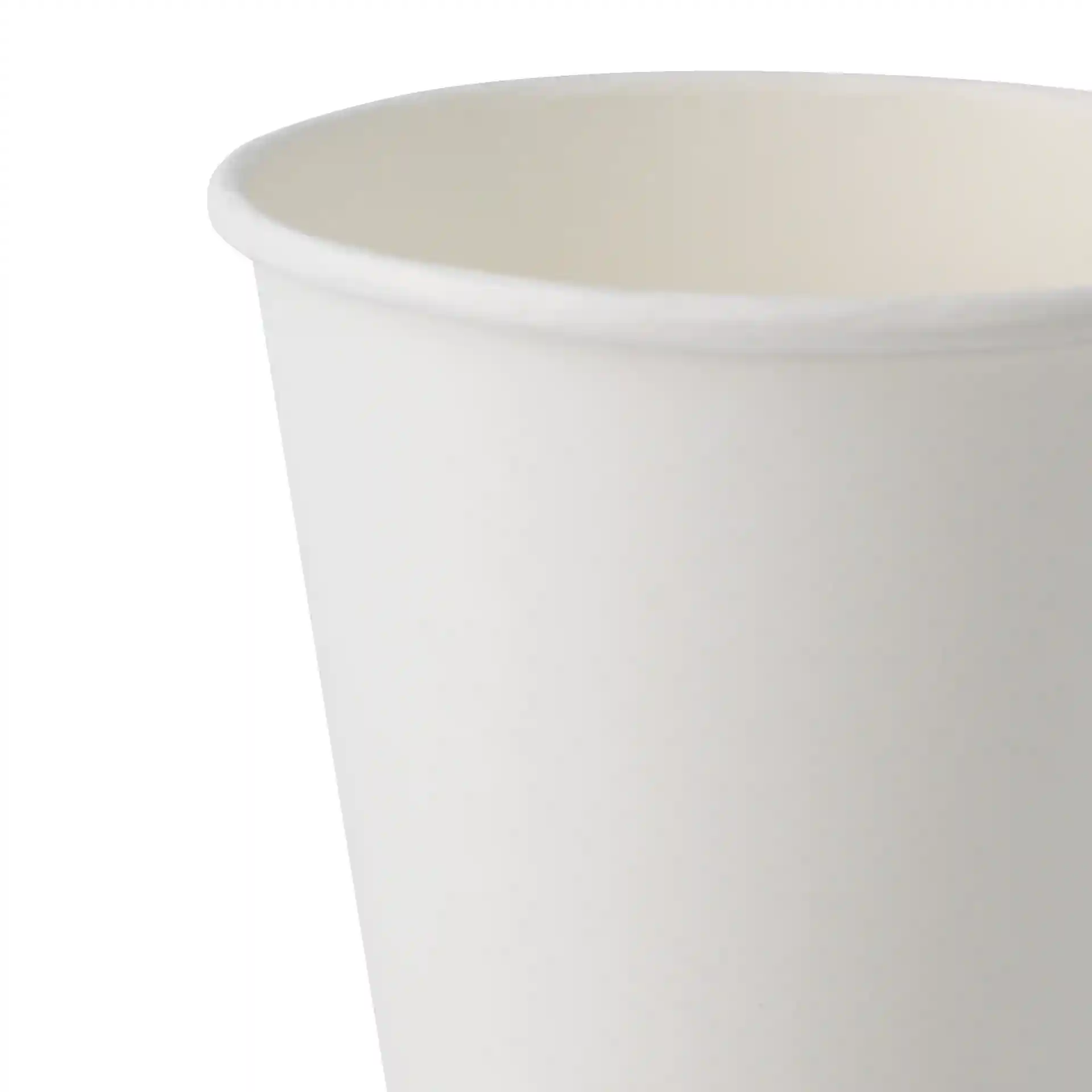 Pappbecher 250 ml / 10 oz, Ø 90 mm, einwandig, weiss, PLA-beschichtet