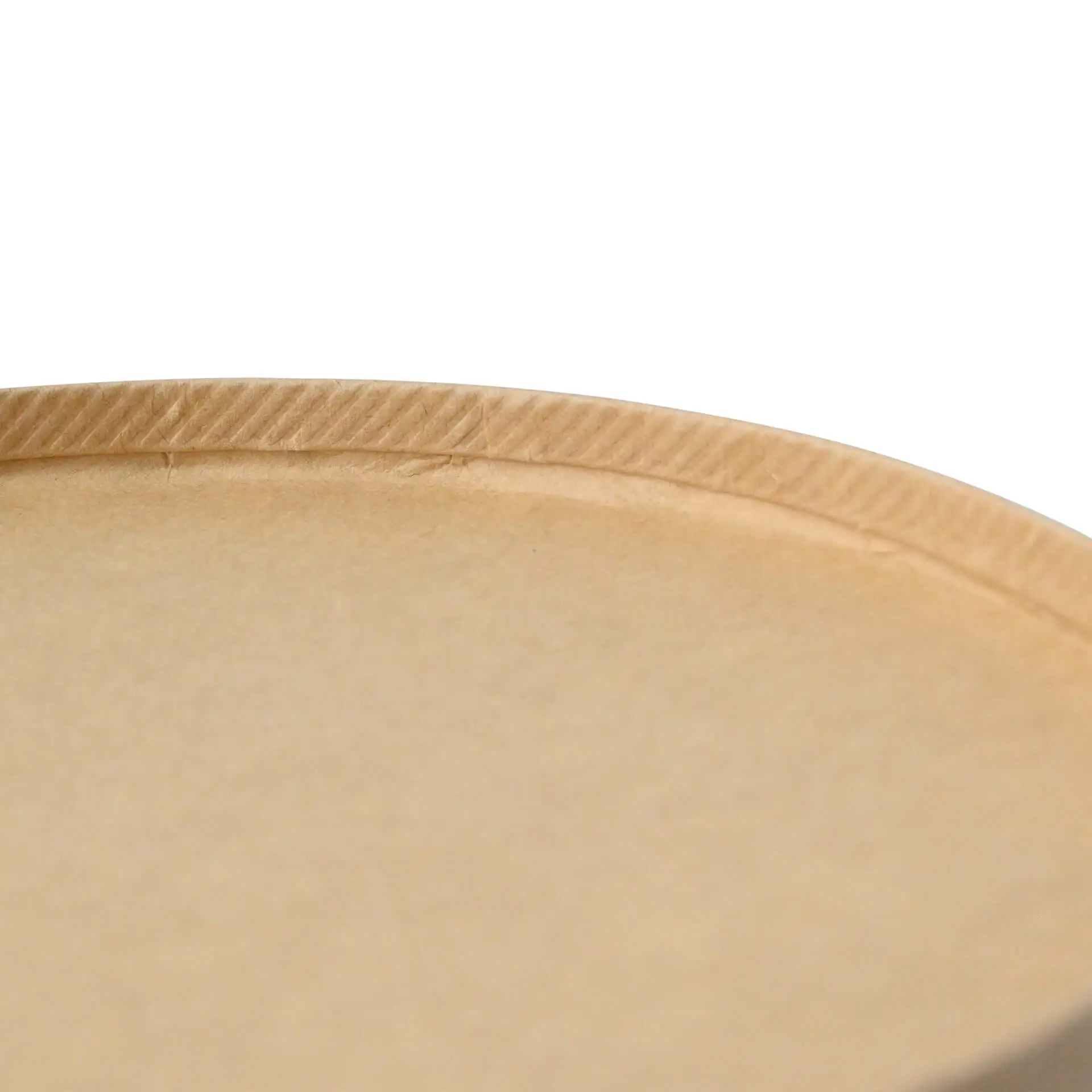 Bol rond en carton kraft (revêtu de PE), 800 ml, Ø 150 mm, brun, rondes (1000 ml de volume max.)