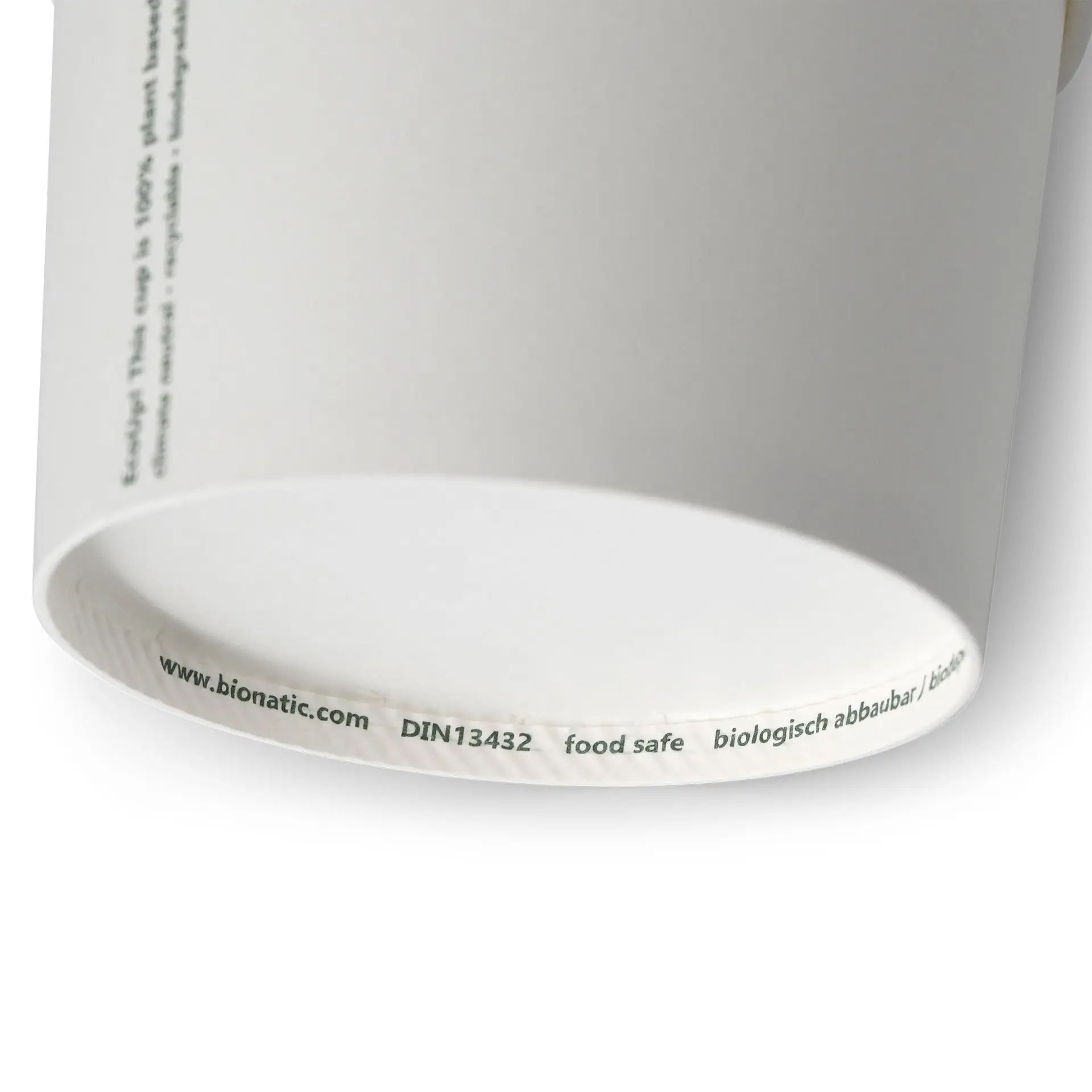 Karton-Universal-Becher 200 ml / 8 oz, Ø 90 mm, weiss
