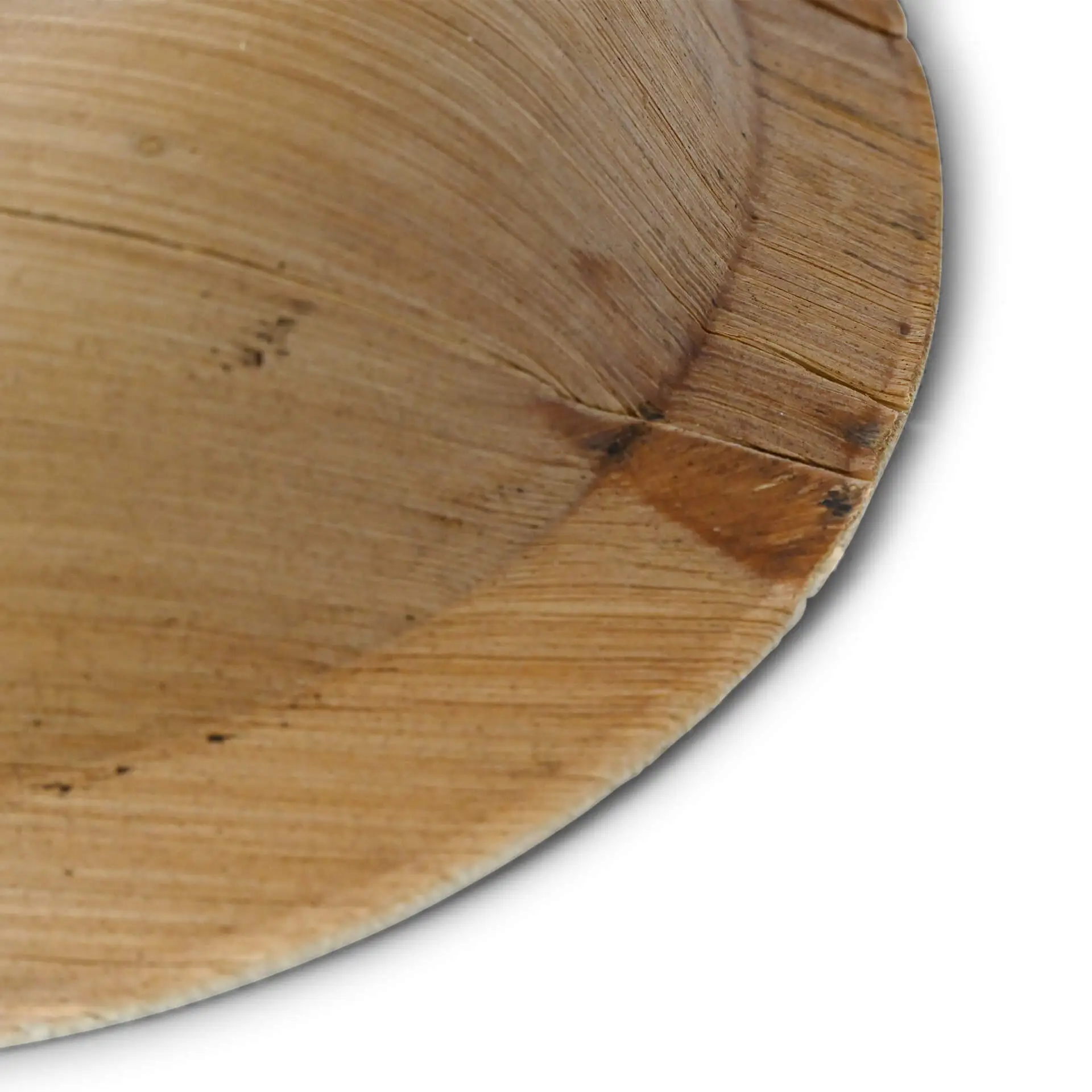 Assiette en feuille de palmier "Palmware®" Ø 14 cm, profonde, ronde, avec bord Assiette en feuille de palmier "Palmware®" Ø 14 cm, profonde, ronde, avec bord