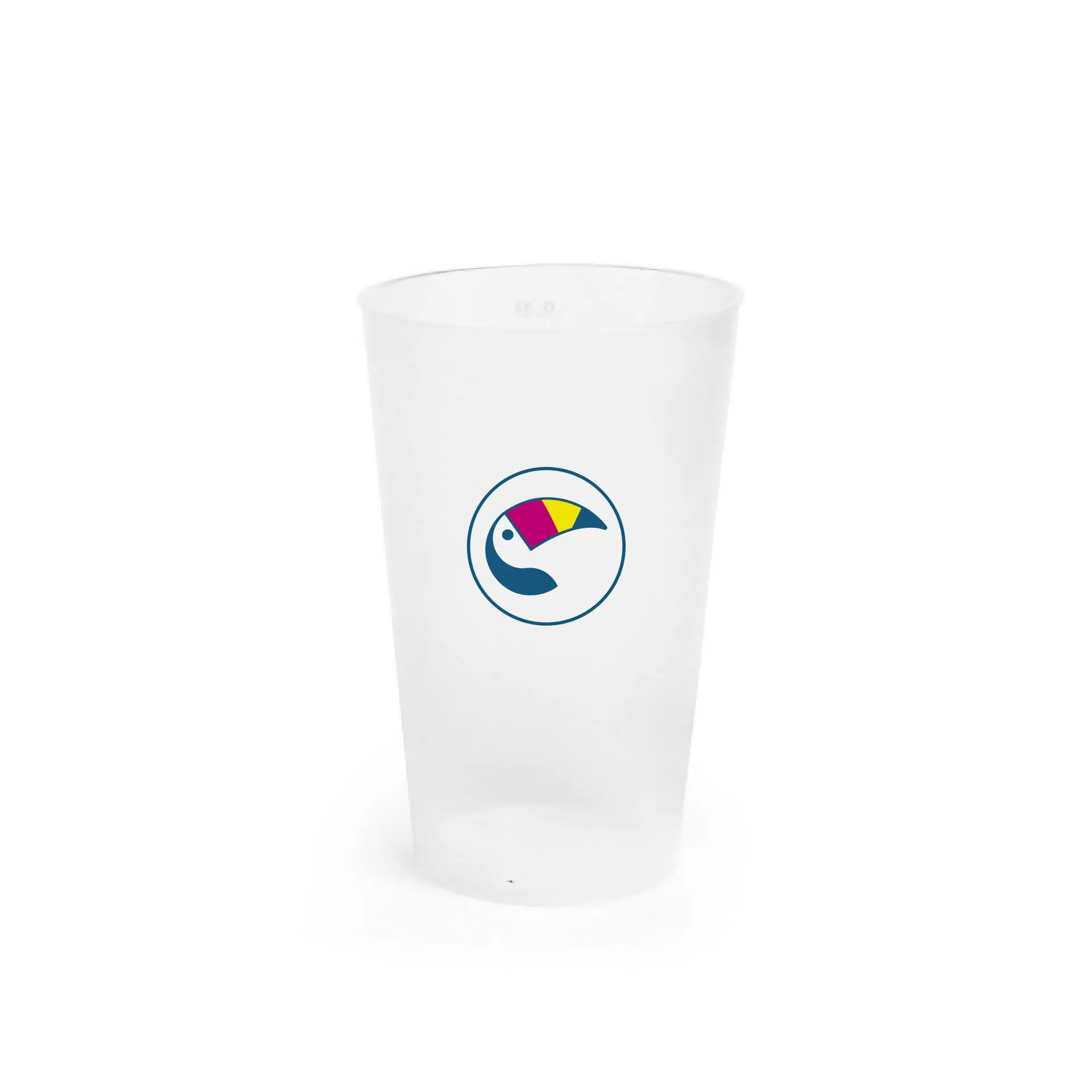 Gobelet réutilisable avec logo 300 ml, IML, impression intégrale