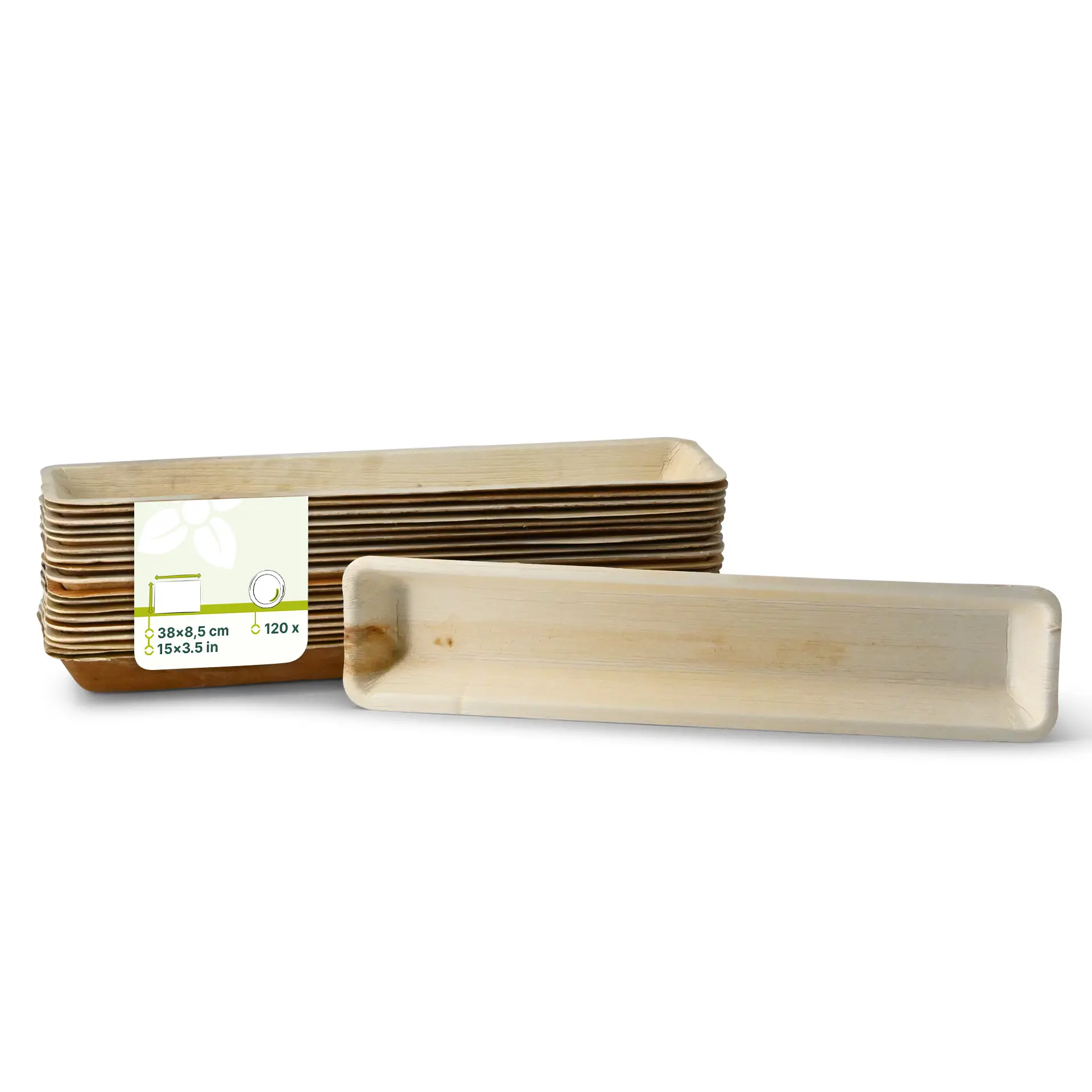 Palmblatt Tablett "Palmware®" 38 x 8.5 cm, rechteckig dtw05314-palmblatt-tablett-palmware-38-x-85-cm-rechteckig