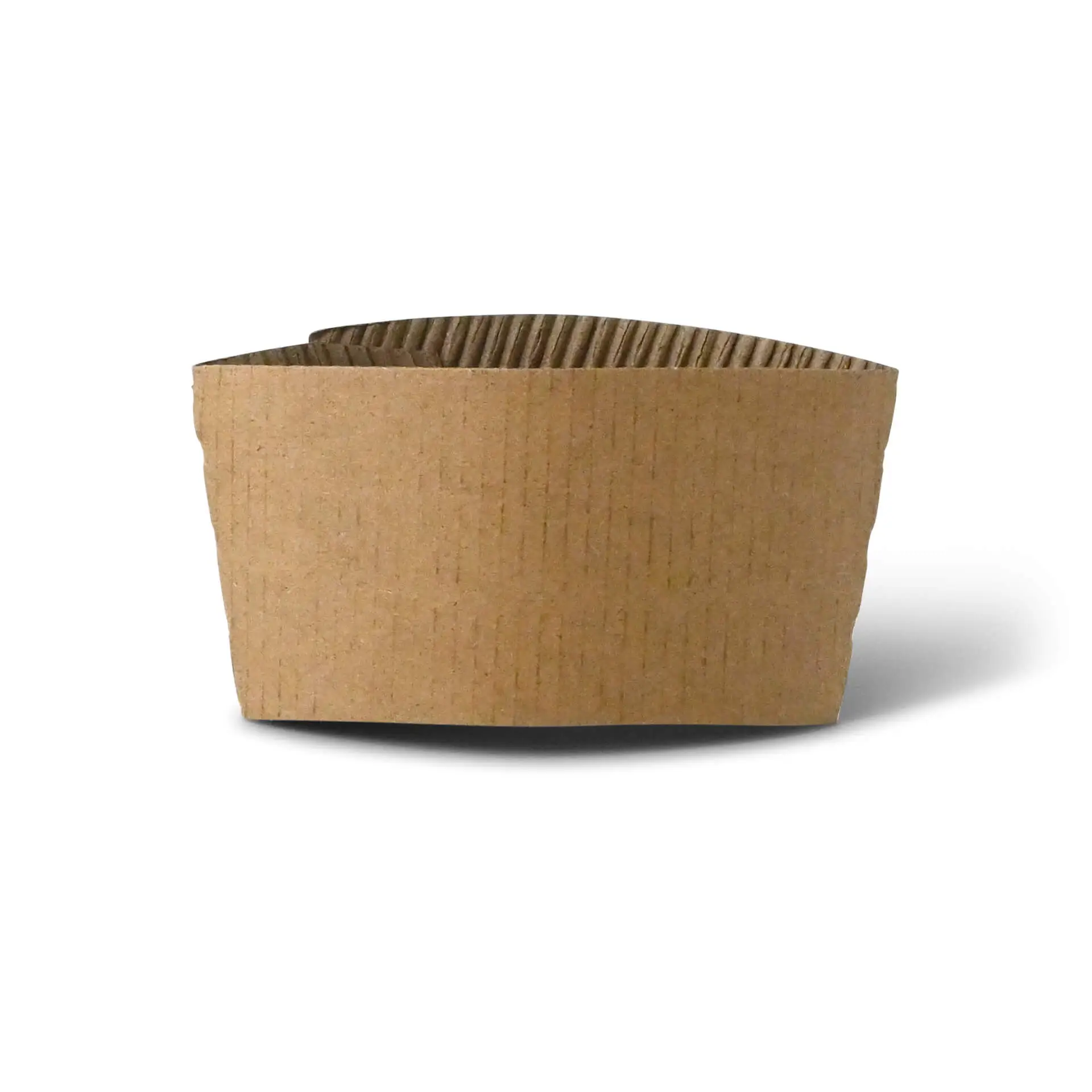 Manchette en carton pour gobelet en carton 30 / 40 / 50 cl, brun dhd04792-bechermanschetten-aus-karton-fuer-300-400-500-ml-pappbecher-braun-1