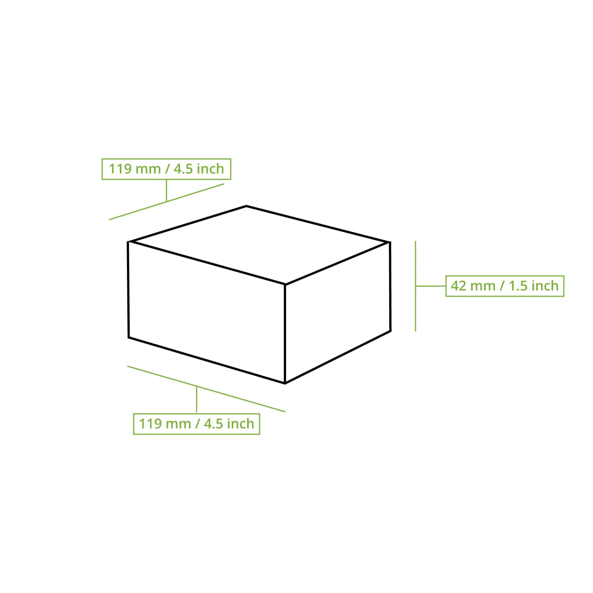 Faltschachteln mit Sichtfenster 12 x 12 x 4 cm, 600 ml, Zellulose-Fenster, weiss, faltbar Faltschachteln mit Sichtfenster 12 x 12 x 4 cm, 600 ml, Zellulose-Fenster, weiss, faltbar