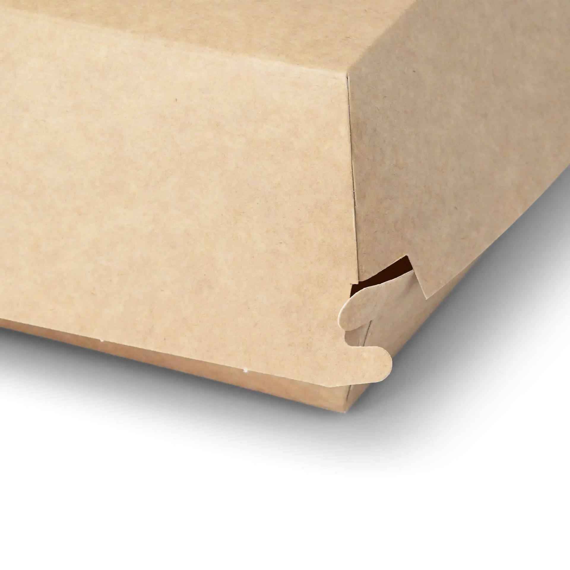 Burgerboxen 14,5 x 14,5 x 8 cm, braun-weiss