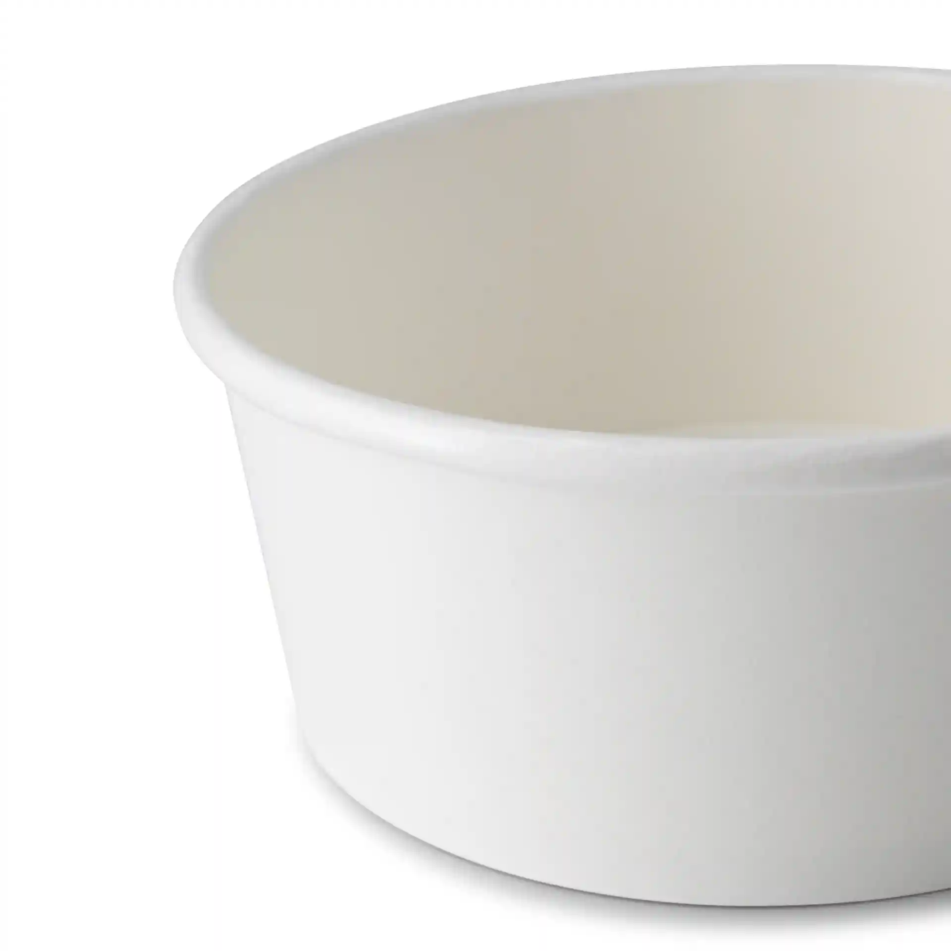 Kartonschale / Salatschale (bio-beschichtet) 650 ml, Ø 150 mm, weiss