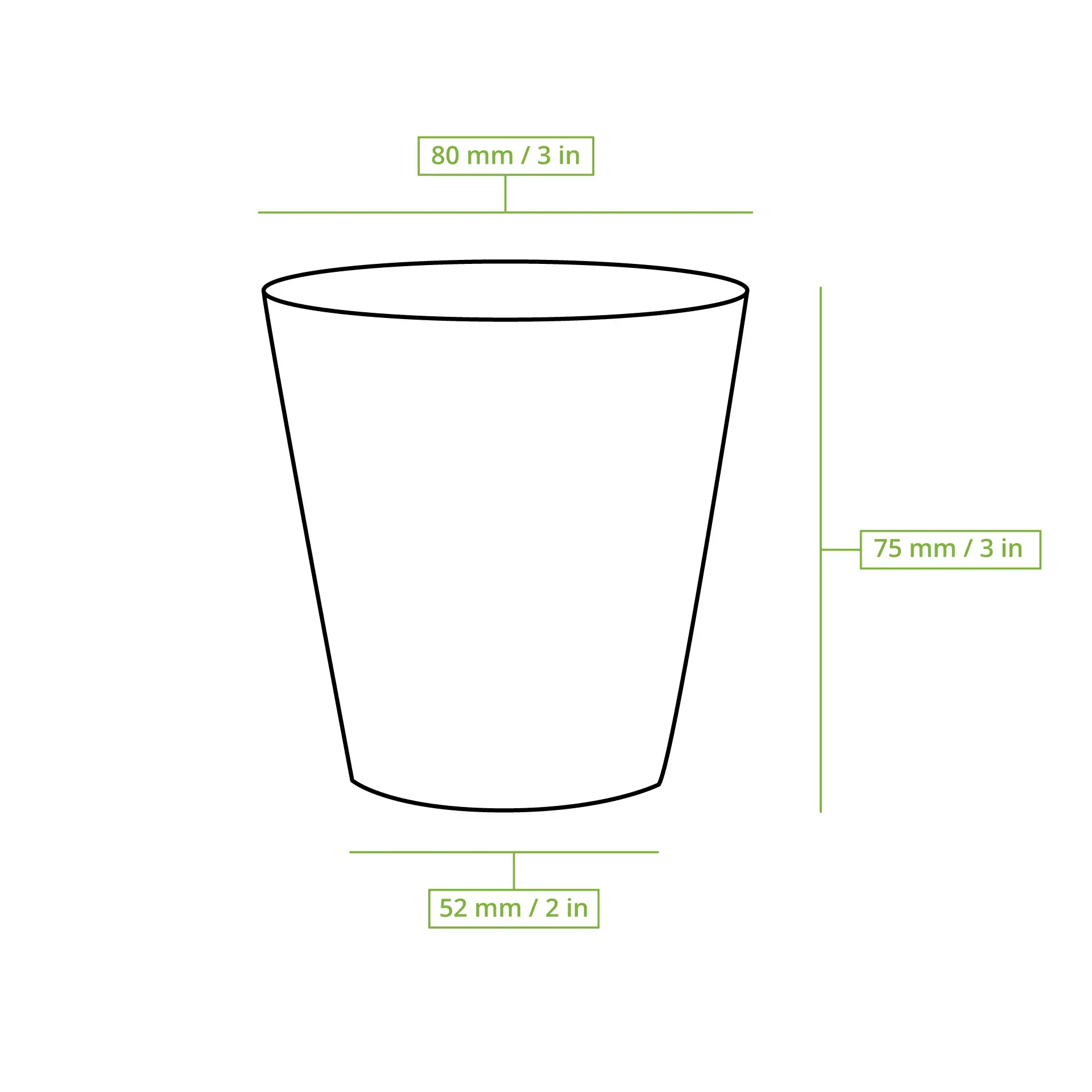 Gobelet en carton blanc, 15 cl / 6 oz, Ø 80 mm dhd04401-pappbecher-150-ml-6-oz-80-mm-weiss-6