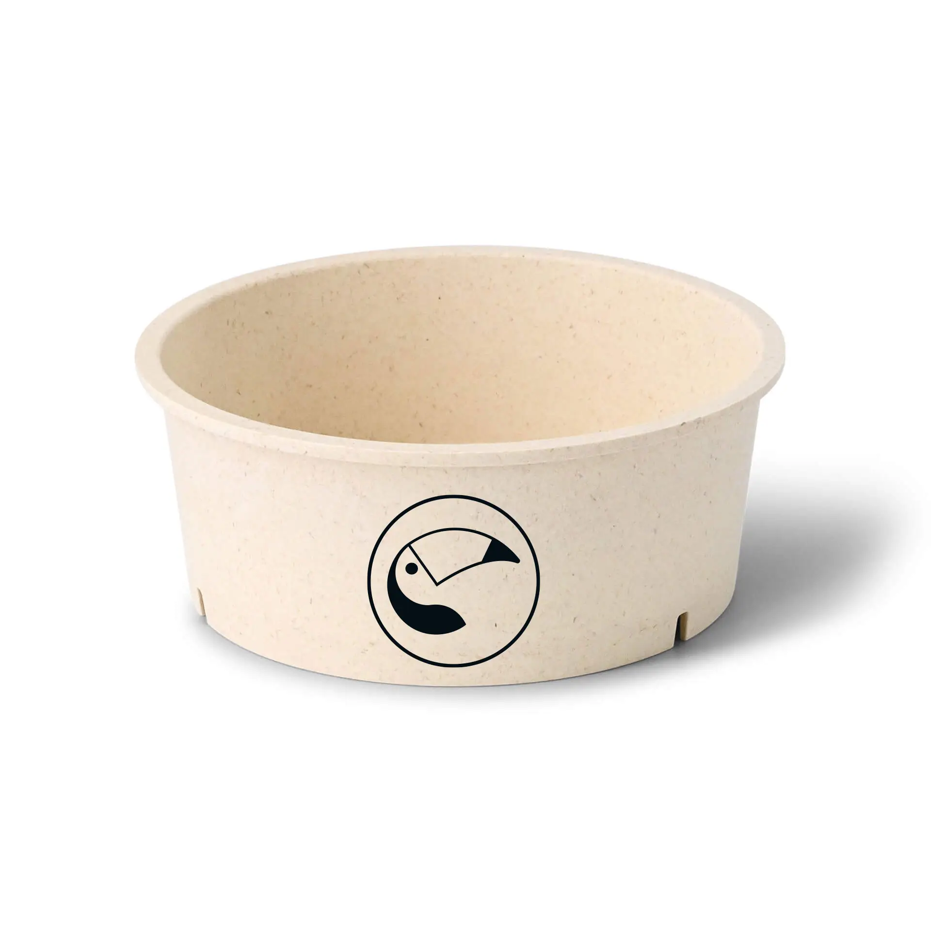 Bol réutilisable personnalisé, 650 ml, blanc crème Bol réutilisable personnalisé, 650 ml, blanc crème
