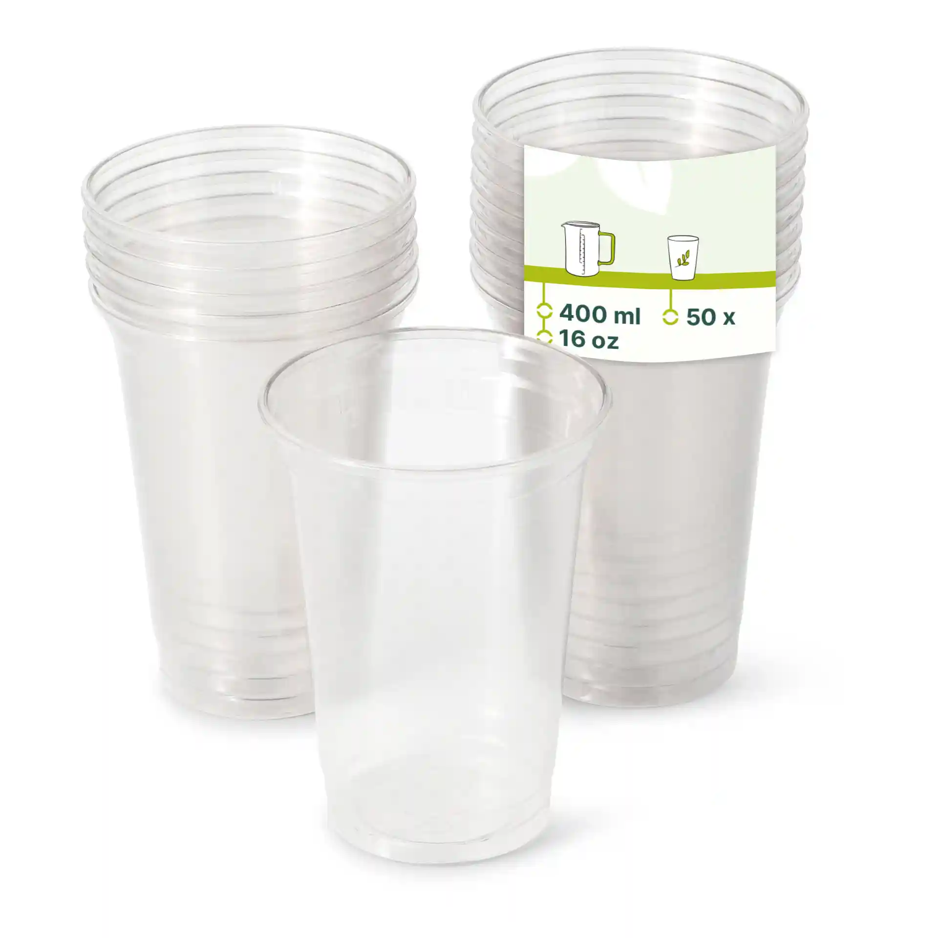 rPET-Klarbecher 400 ml / 16 oz, Ø 95 mm