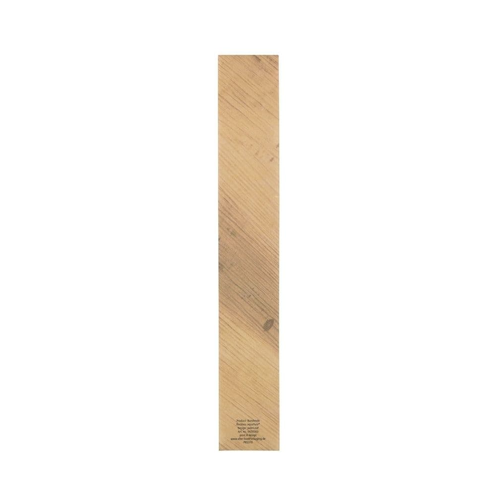 Papier-Snack-Banderole 30 x 4 cm, braun, mit Klebepunkt