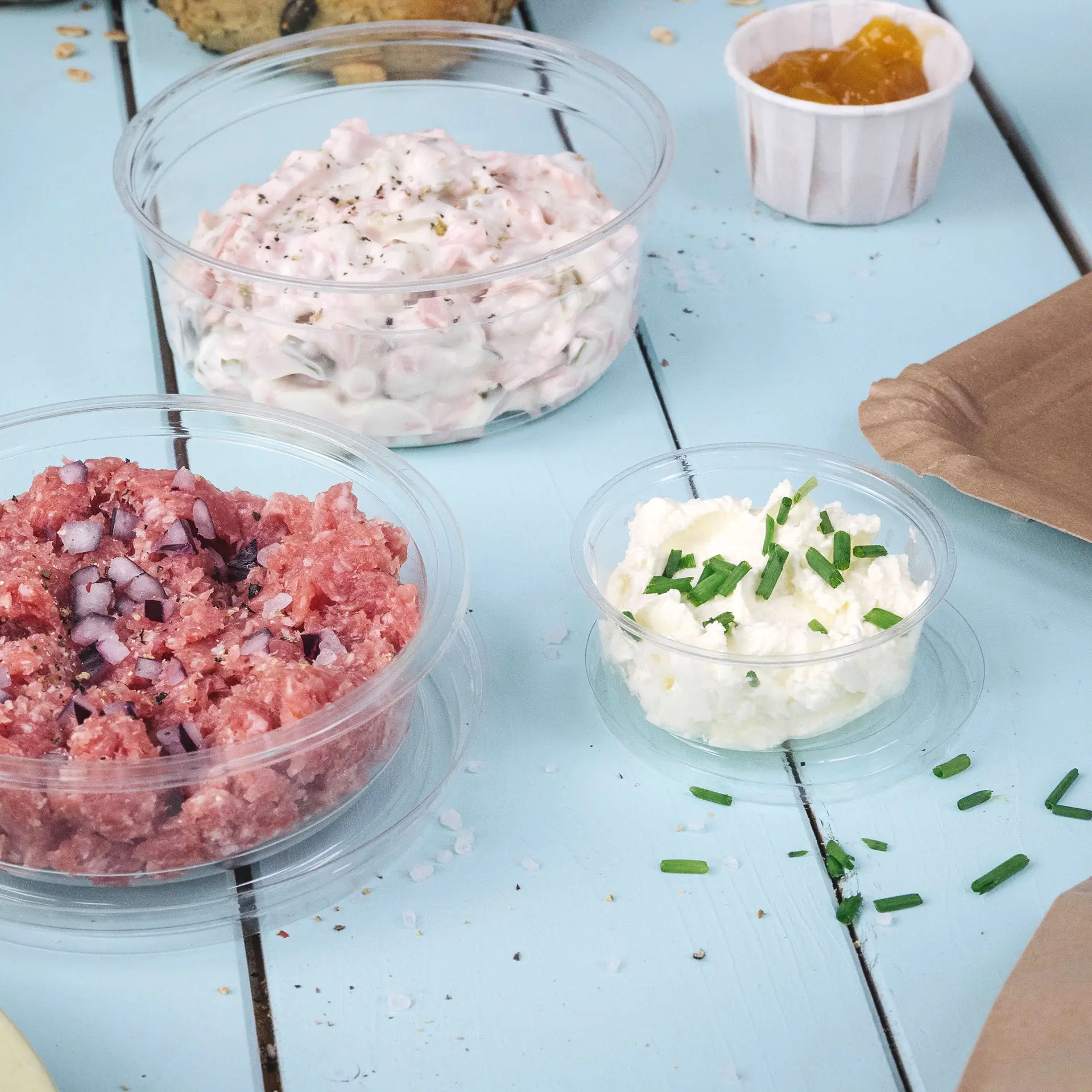 Pot à portions en PLA 60 ml, Ø 70 mm