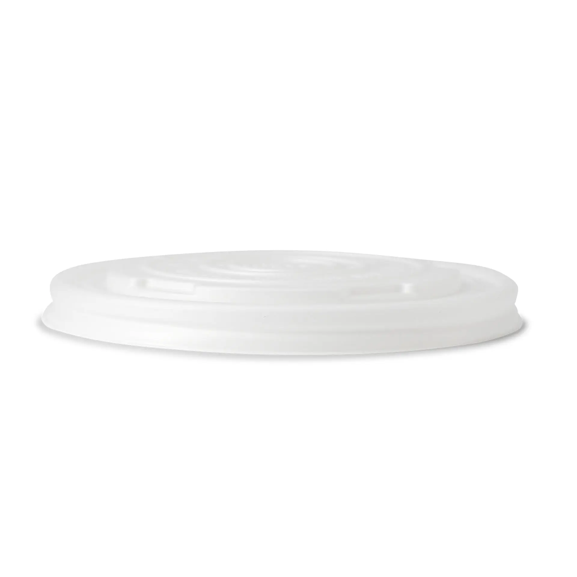 CPLA-Flachdeckel Ø 115 mm, weiss (f. Universal-Becher)